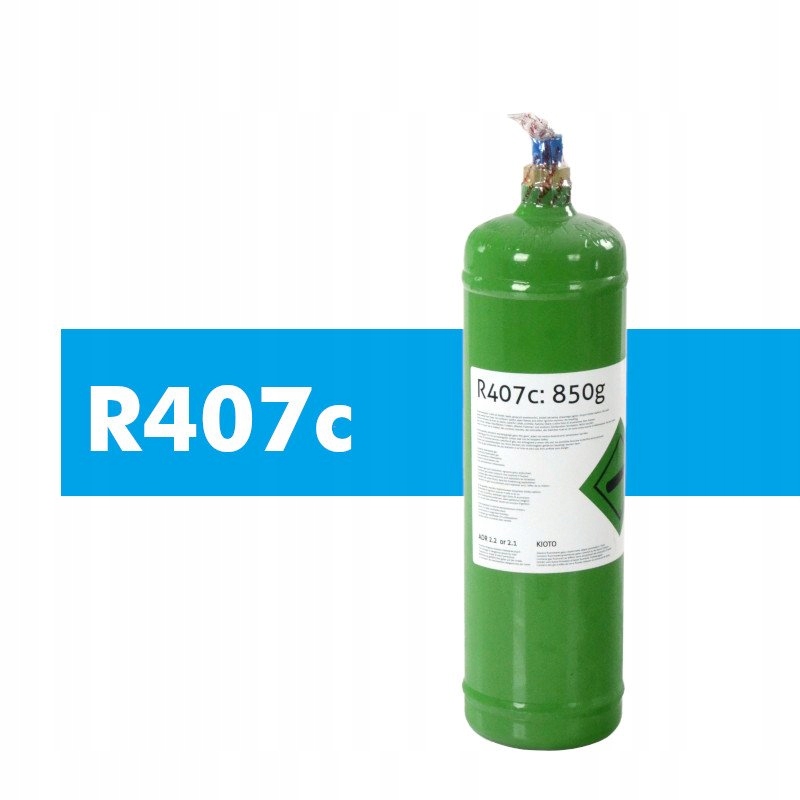 

Czynnik chłodniczy R407c 0.85kg z butlą
