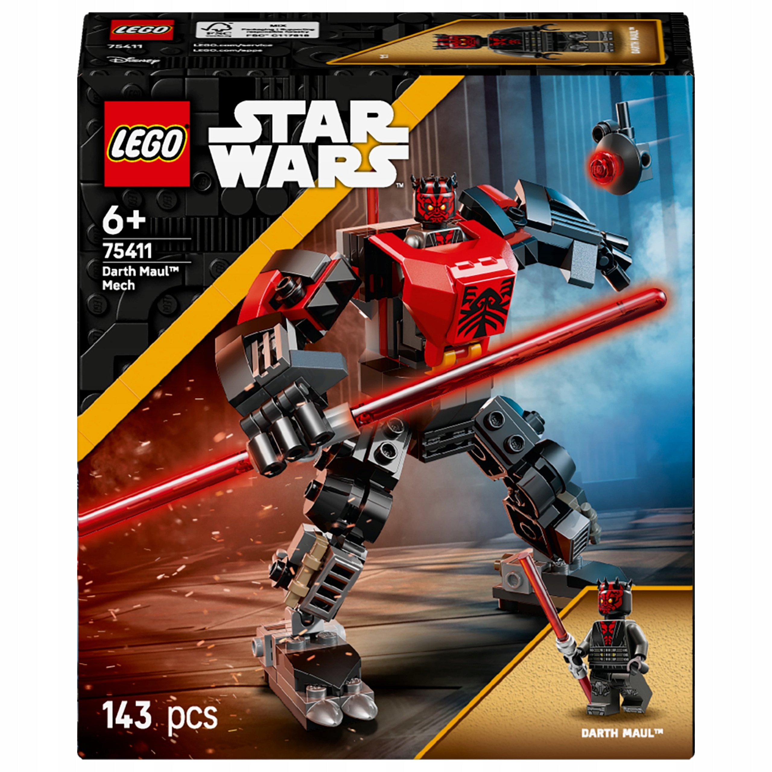 Lego Star Wars Mech Darth Maul Klocki Zestaw Dla Dzieci 6 Lat+ Robot