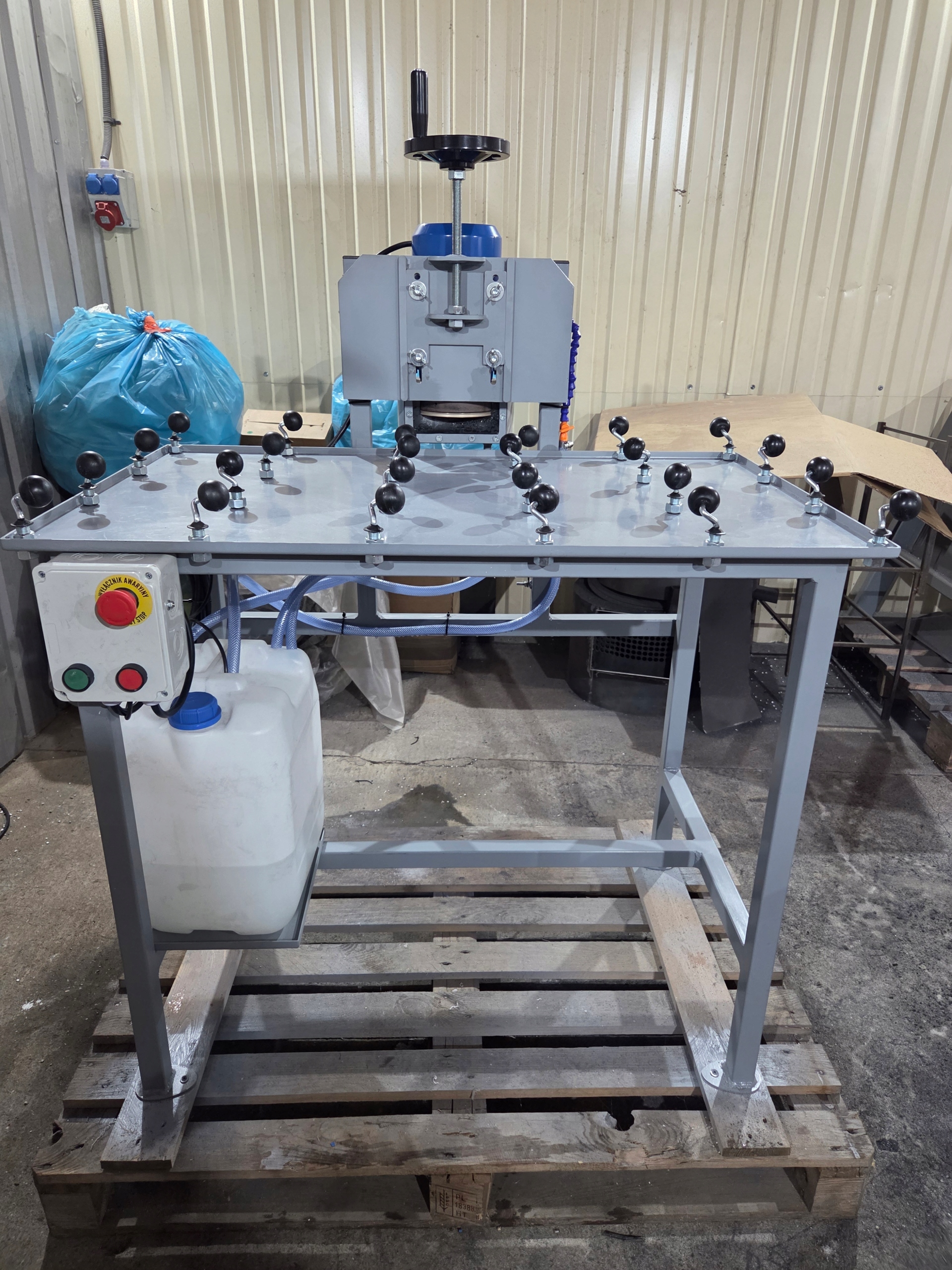 MASZYNA DO SZLIFOWANIA SZKŁA SZLIFIERKA DO SZYB MAŁYCH FORMATEK SZKLANYCH Marka Hurtex