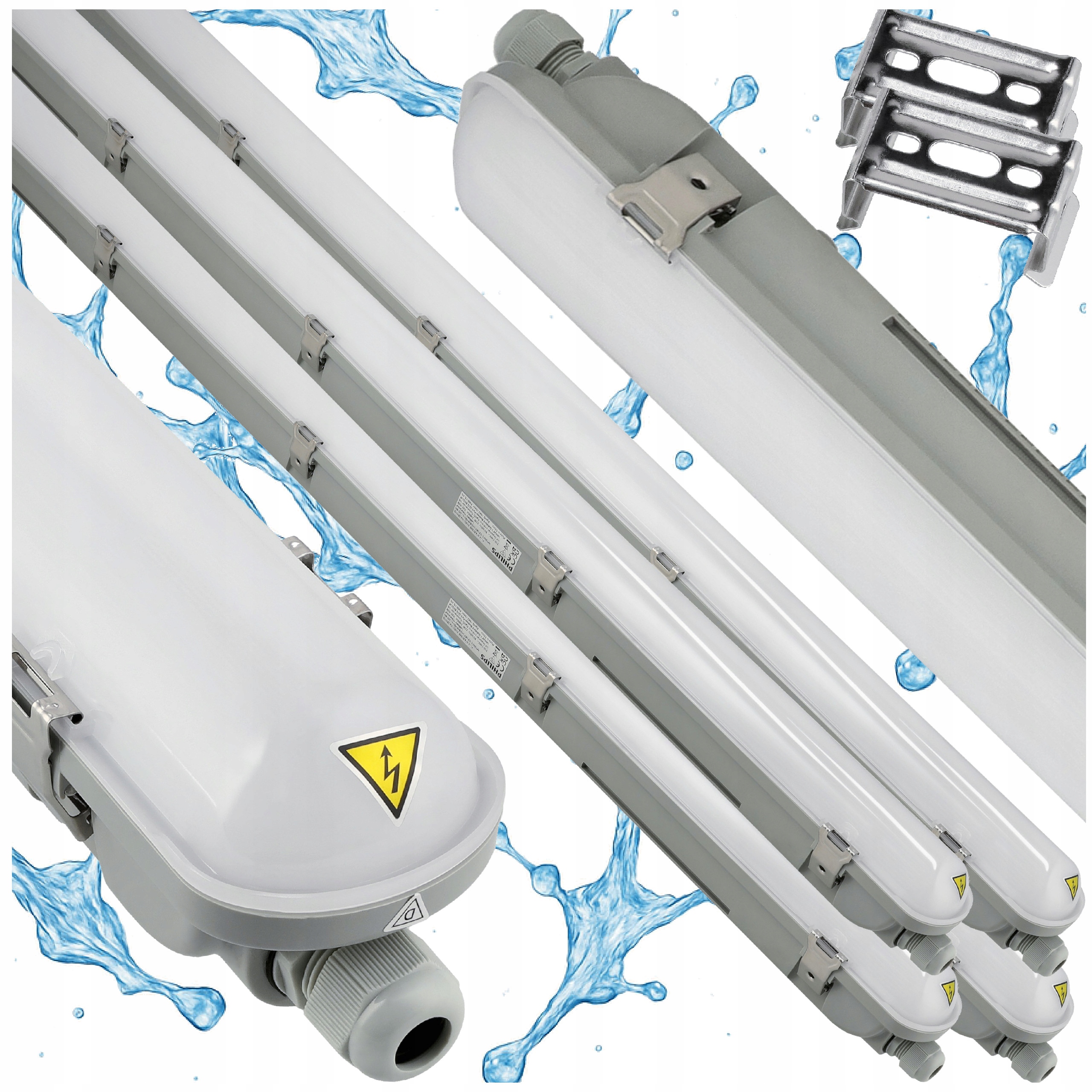 Led lampa do garáže Philips 22W 2400lm 4000K 120cm Vodotesná 4x