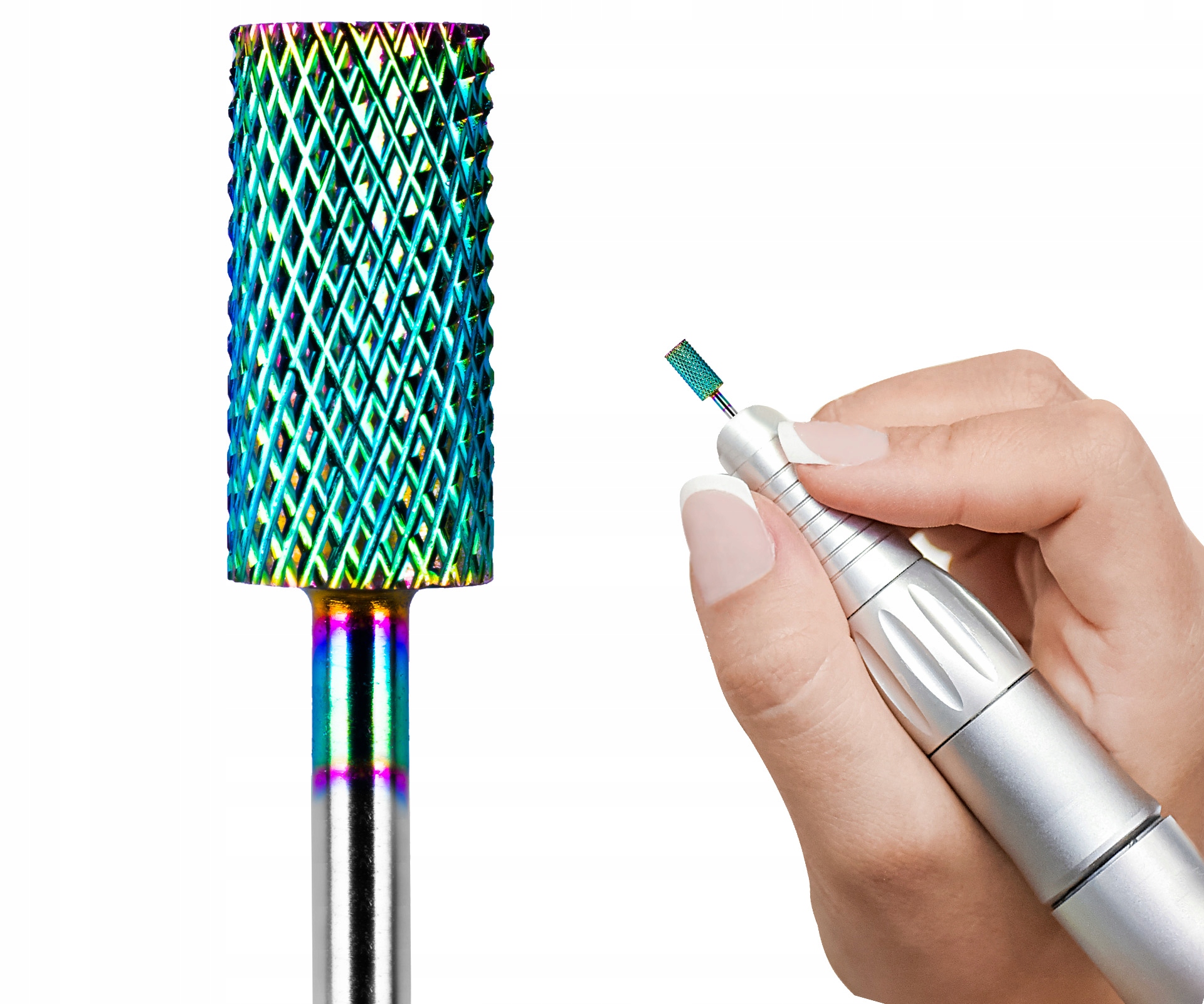 FREZ WOLFRAMOWY TĘCZOWY WALEC HYBRYDA RAINBOW