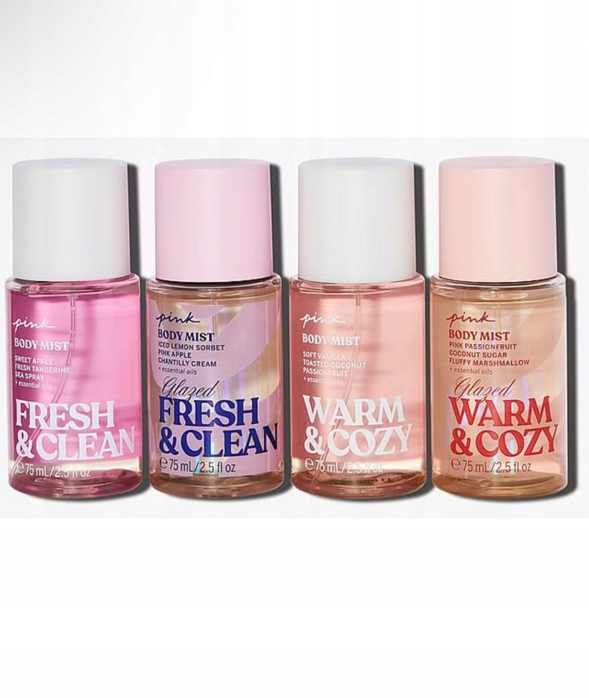 Victoria’s Secret Pink Zestaw 4 Mgiełek 75ml