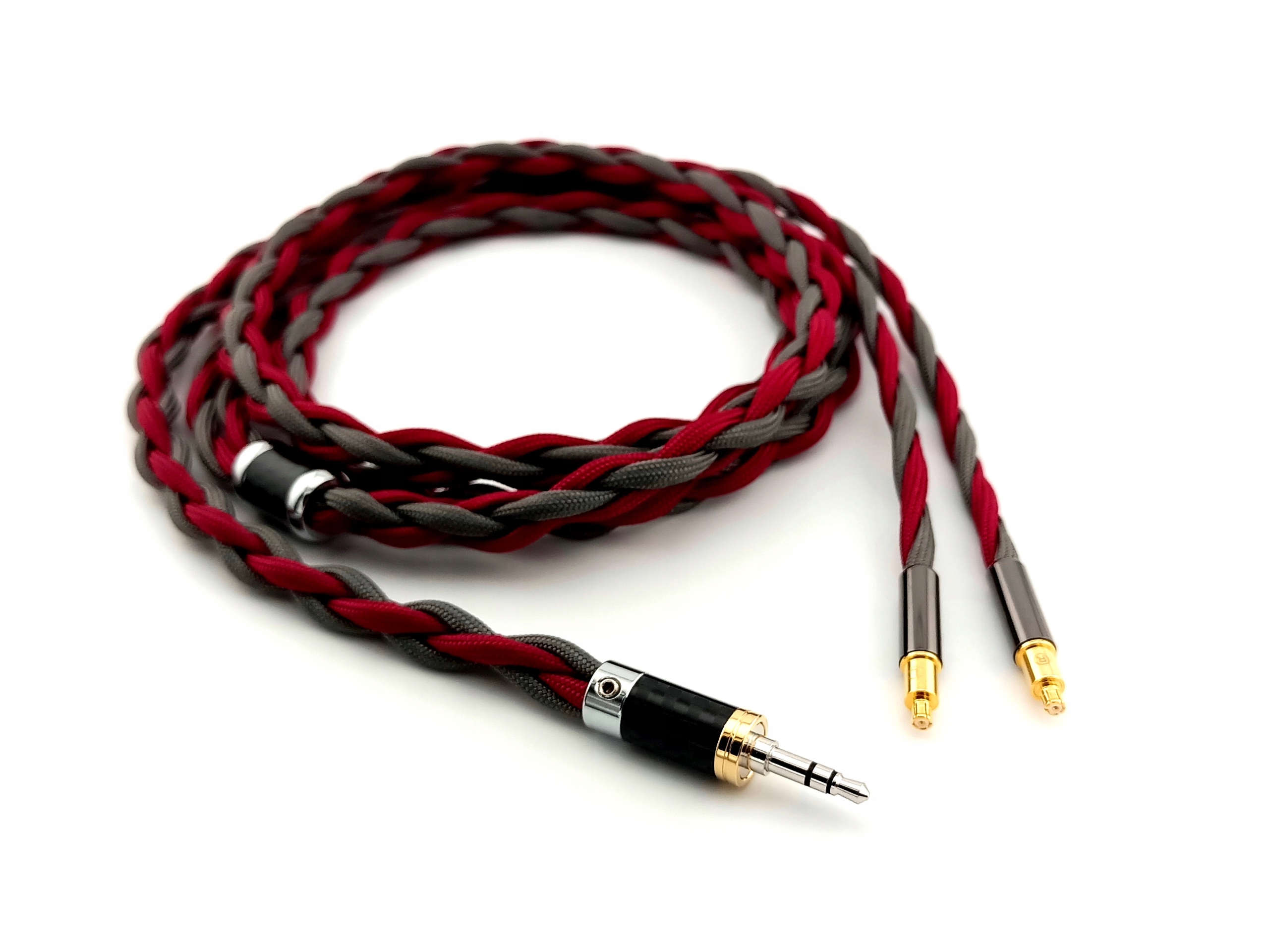 Ručne vyrobený kábel pre slúchadlá Audio-technica varianty konektor 3,5 mm A2DC