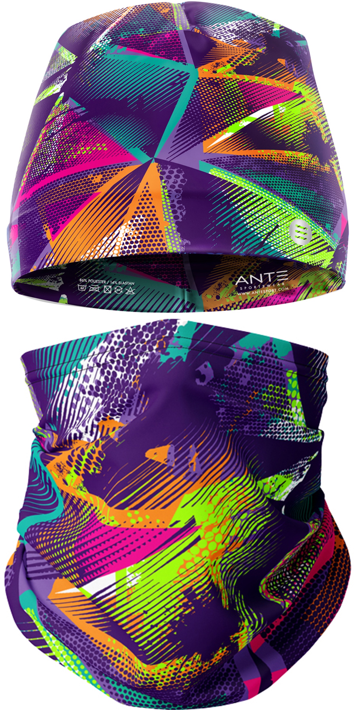 

Czapka Komin Komplet Termoaktywny do biegania