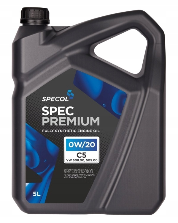 Olej Specol 0W20 5l Spec Premium C5/C6 Sp 508.00 509.00 LL04 GF-6A
