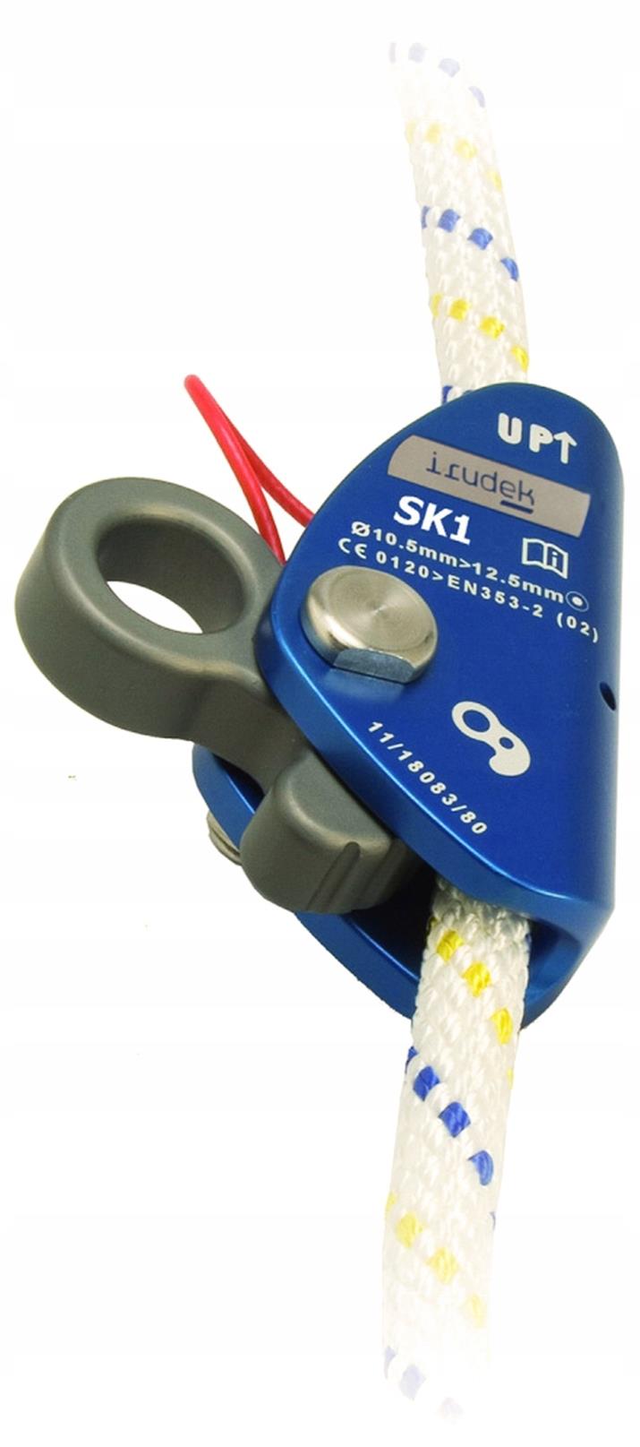 Urządzenie samozaciskowe ślizgowe Irudek SK1 na linę 10,5-13mm En 353-2