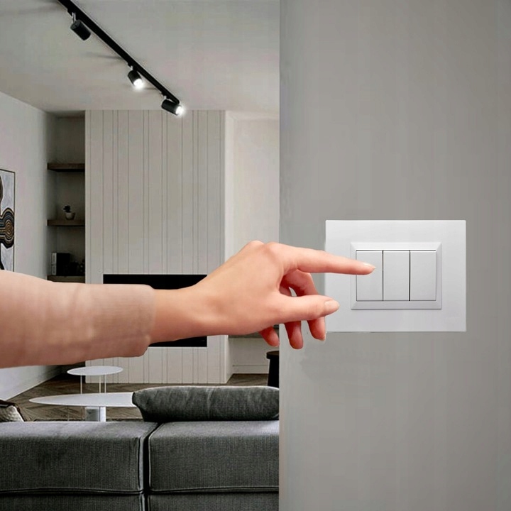 Oświetlenie Szynowe 3 Fazowe Zestaw Lamp + Szyny Klasa efektywności energetycznej A