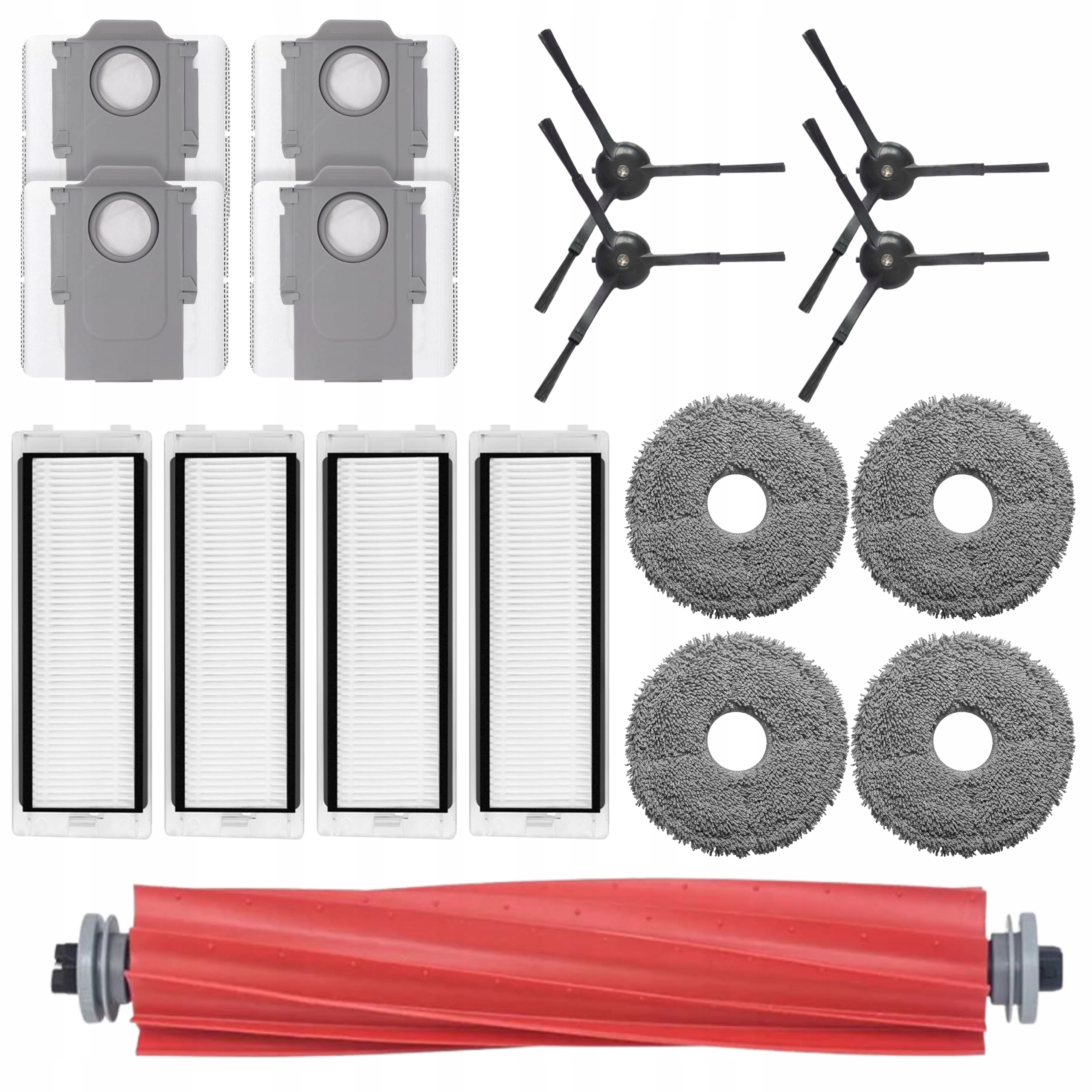 Kartáče, filtry, mopy, sáčky na prach pro Roborock Q Revo P10 sada