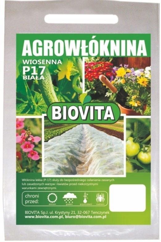 

Agrowłóknina Wiosenna P-17 biała 3,2x10m Biovita