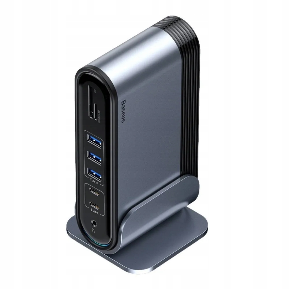 BASEUS HUB adapter przejściówka 16w1 Typ C na 3xUSB 3.0 / 2x USB 2.0 / Typ Kod producenta CAHUB-BG0G