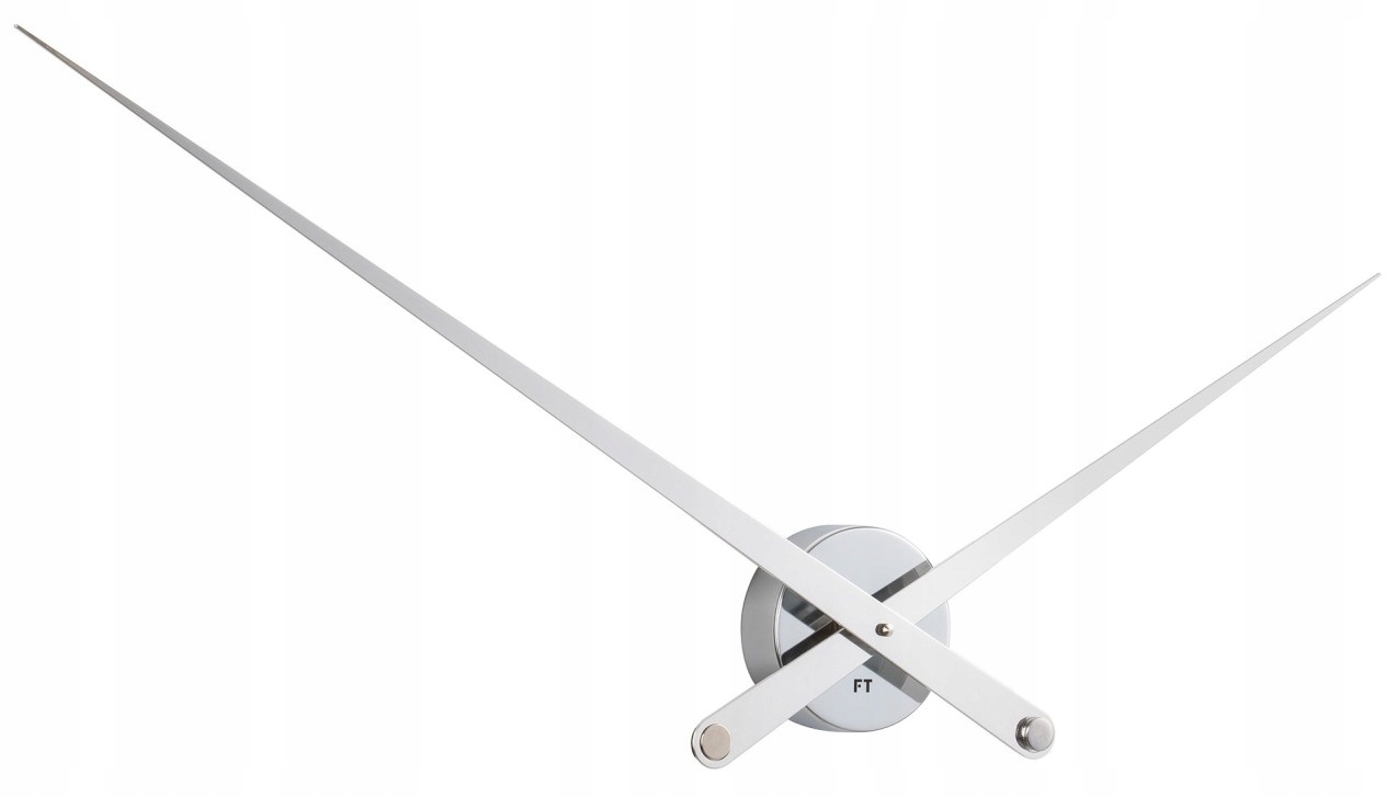 Dizajnové hodiny Future Time FT9110WH Hands white 100cm