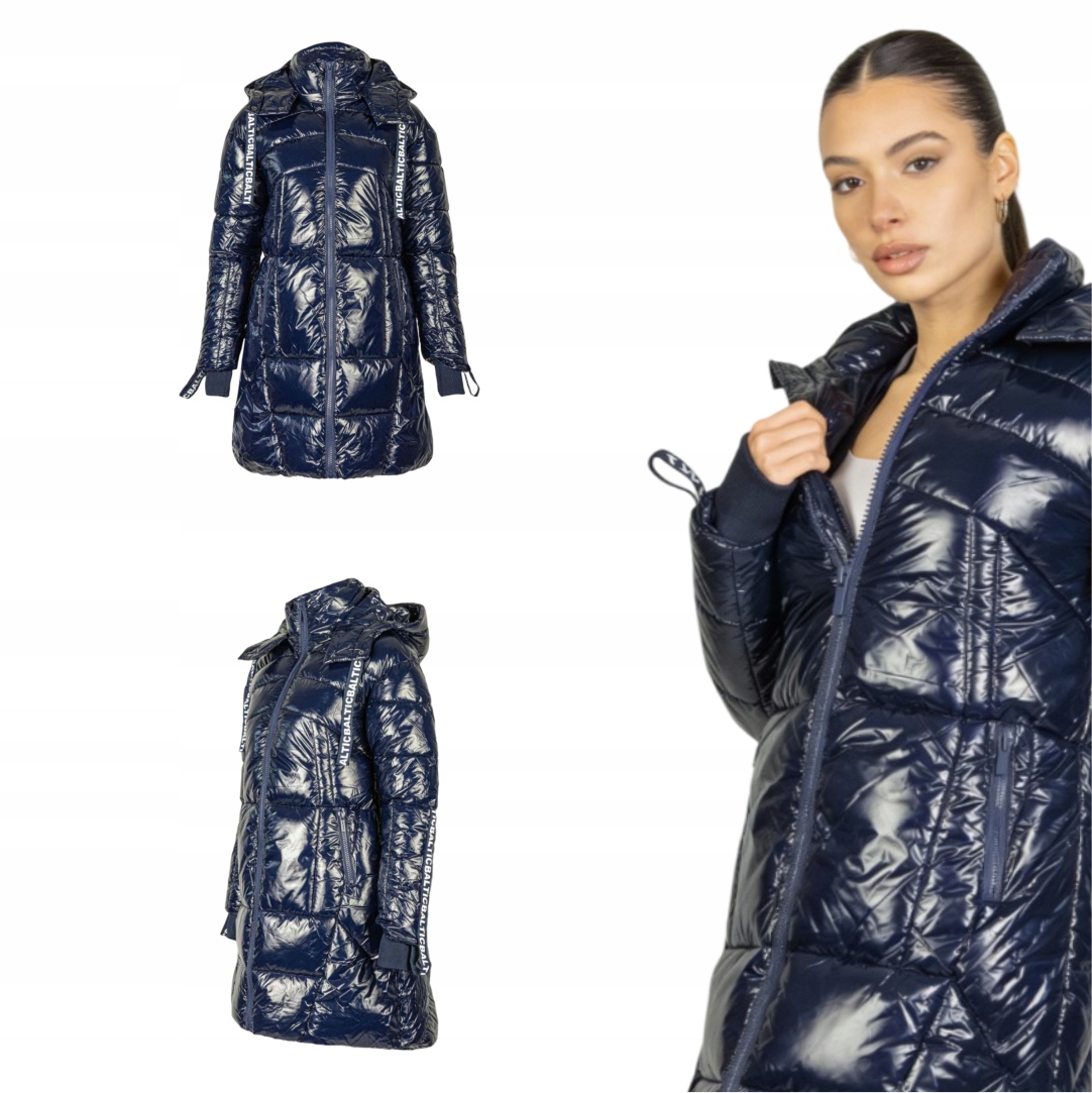 Dámská dlouhá zimní péřová bunda s kapucí Camo Captain Mike XL