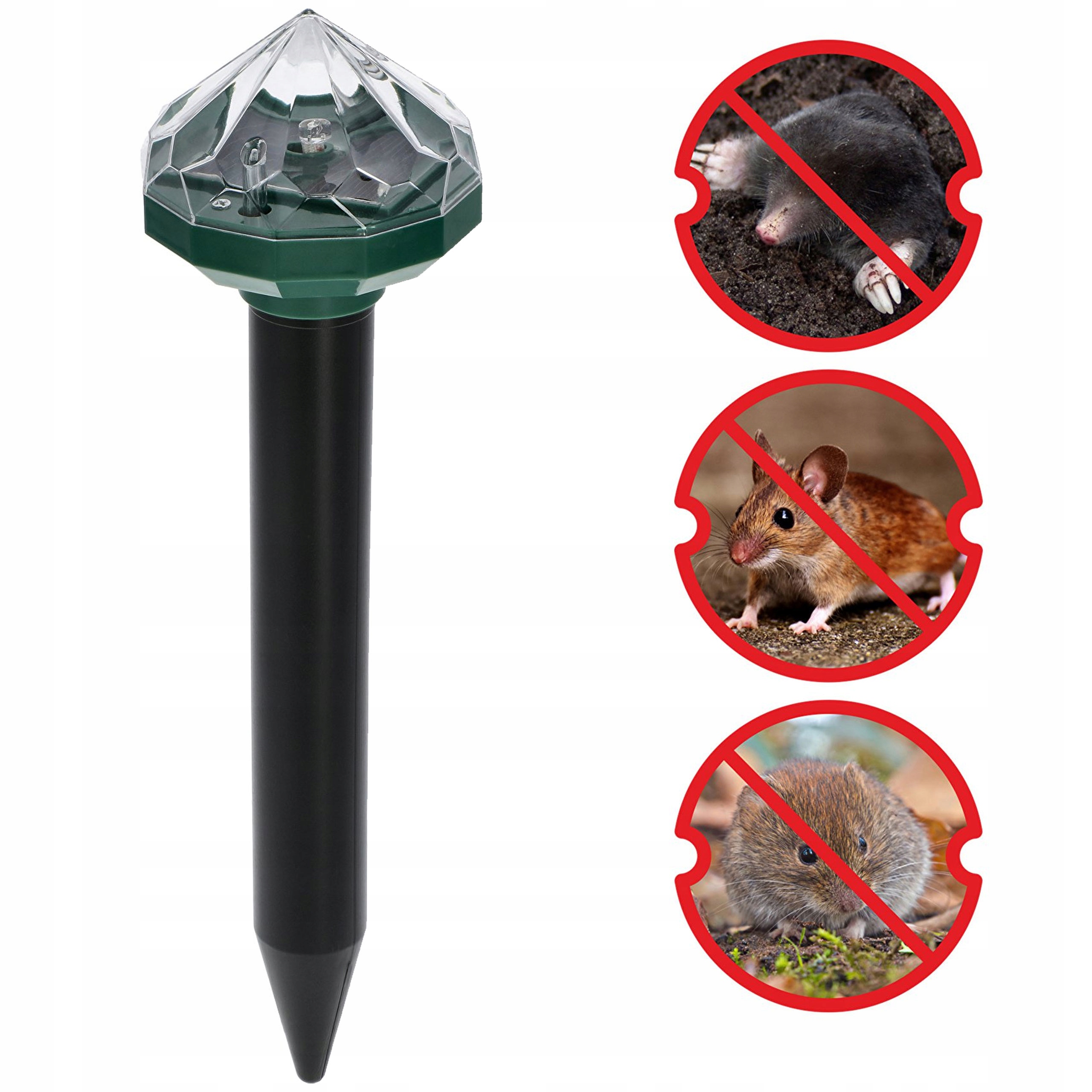 

Browin Odstraszacz Kretów Lampa Solarna Led 2w1