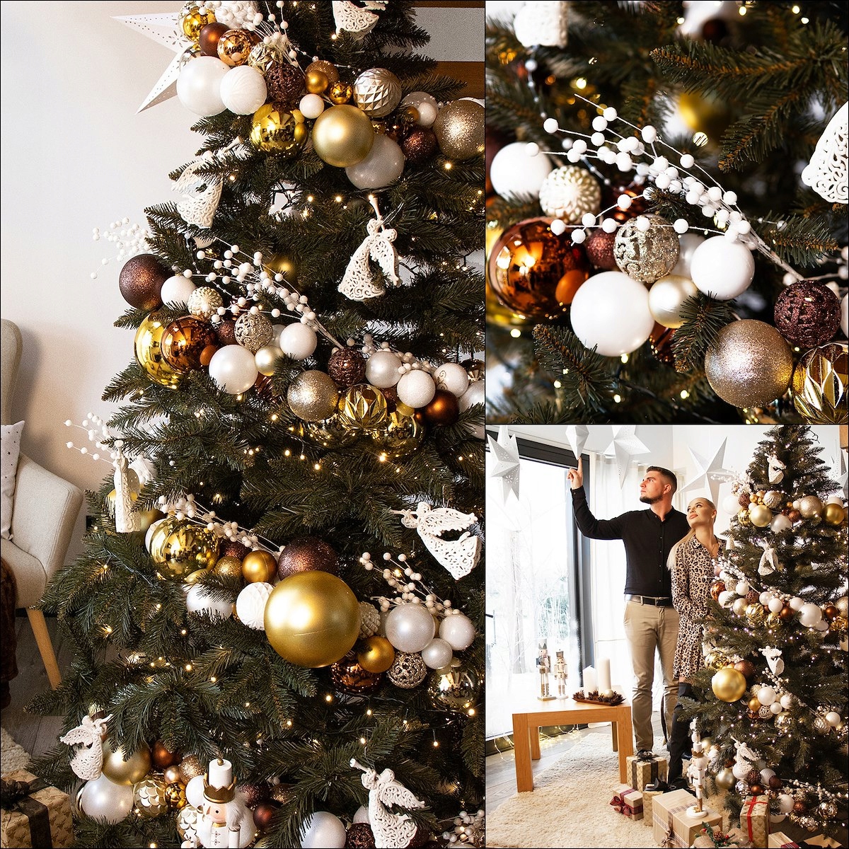 CHOINKA SZTUCZNA ŚWIERK SKANDYNAWSKI 150CM +STOJAK Marka Springos