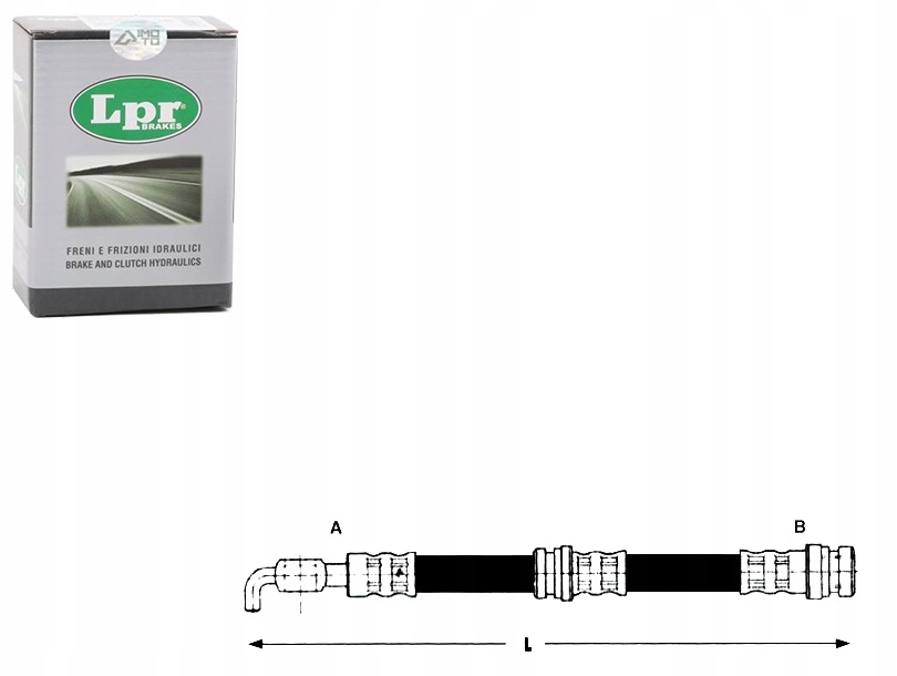 тормозной шланг T volvo S40 V40 95-04 л+P lpr