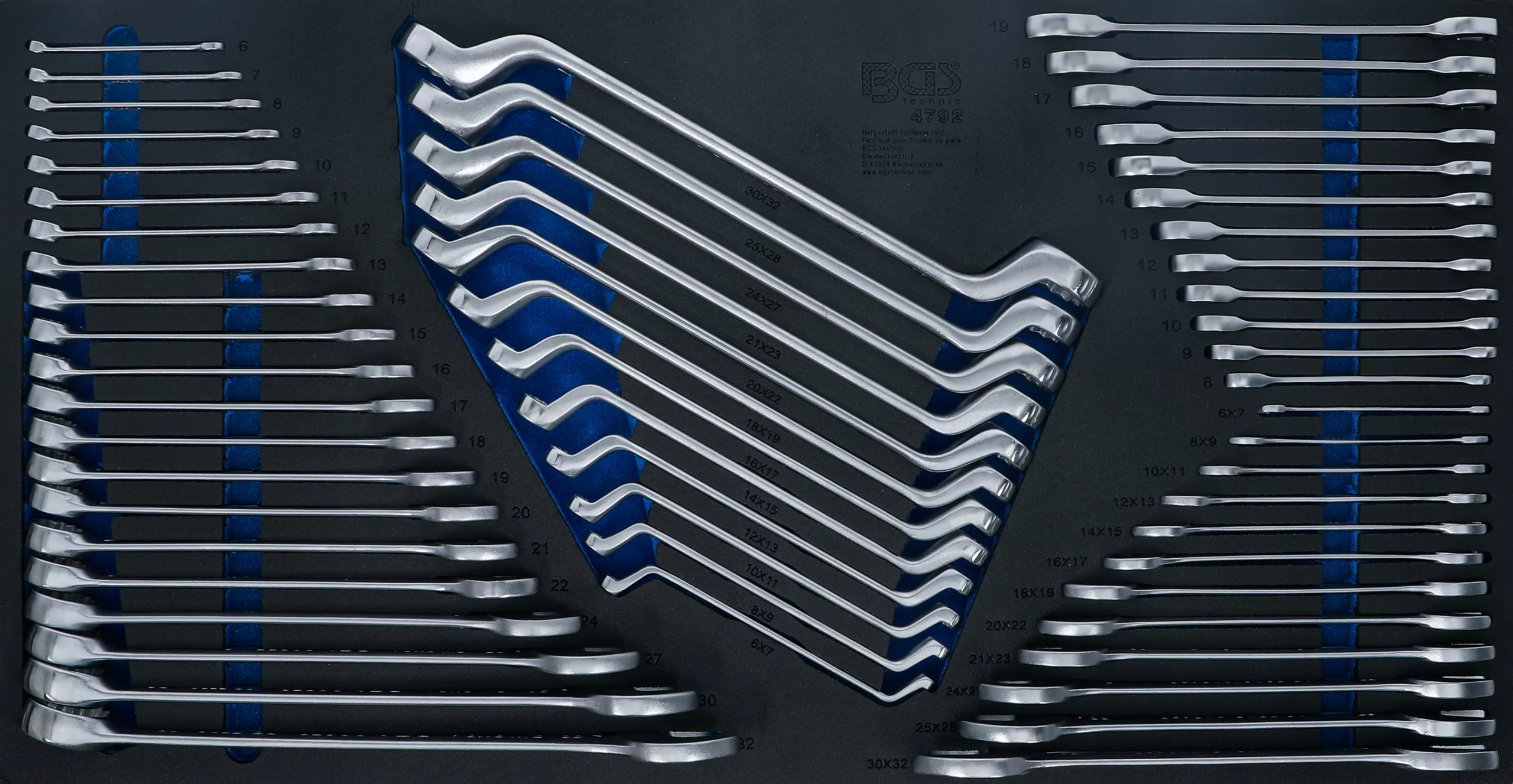 Vložka do zásuvky XL očkoploché klíče, očkové, ploché, chrastítka