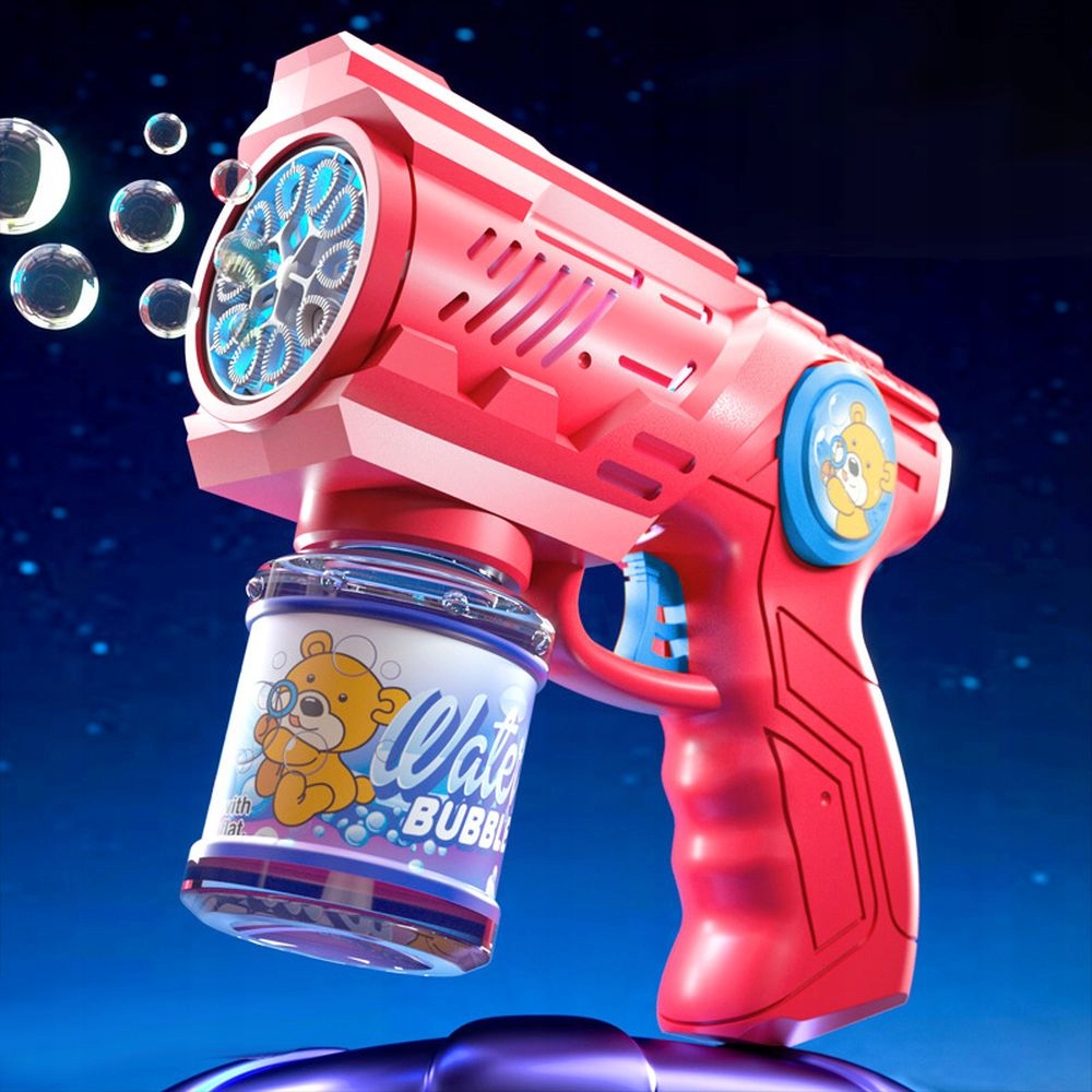 AUTOMATYCZNY PISTOLET NA BAŃKI MYDLANE + PŁYN MASZYNA MASZYNKA DO BANIEK Kod producenta AUTOMATYCZNY PISTOLET NA BANKI Z POJEMNIKIEM