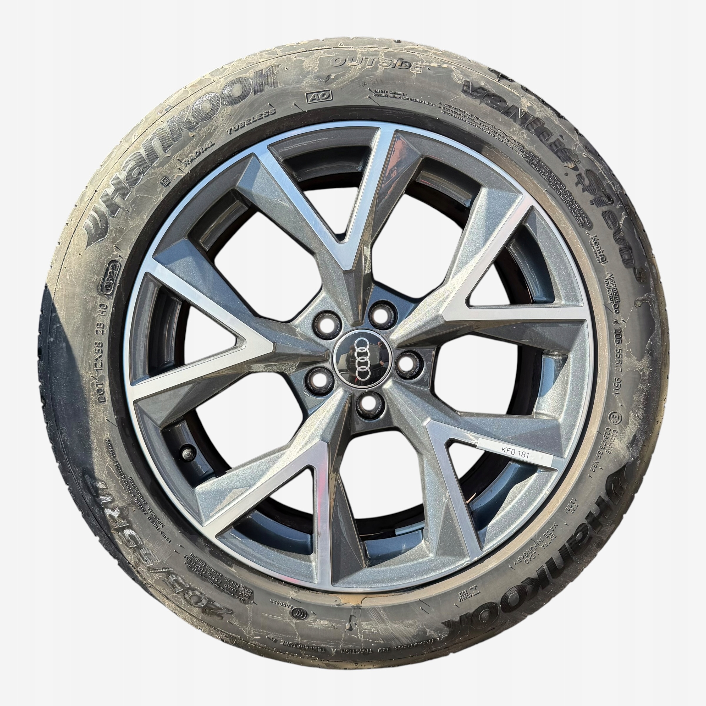 discs wheels tyres AUDI A1 HANKOOK 205/55/17" 4MM summer