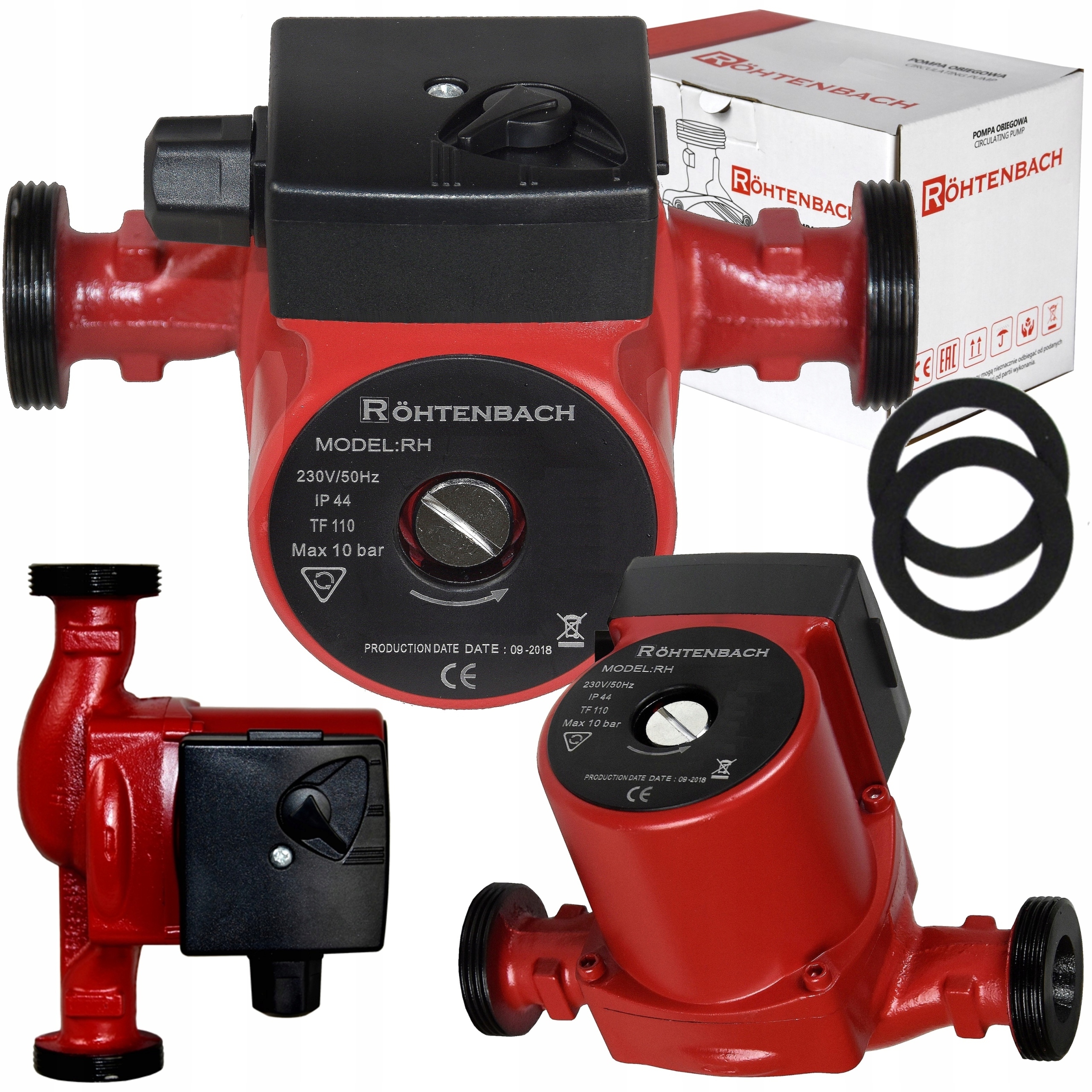 Ibo Rh 25-60/130 Oběhová Pumpa Úzká Cirkulační Výkonná, Max 72 W
