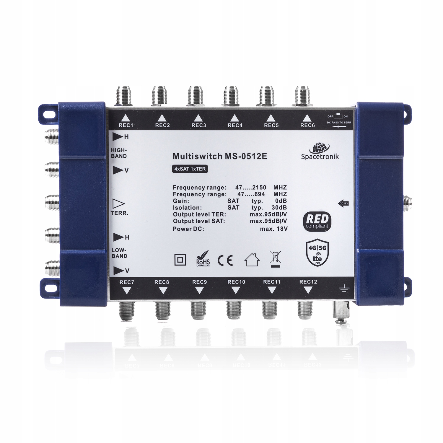 Multiswitch 5/12 Spacetronik E-Series MS-0512E Kod producenta MS0512E