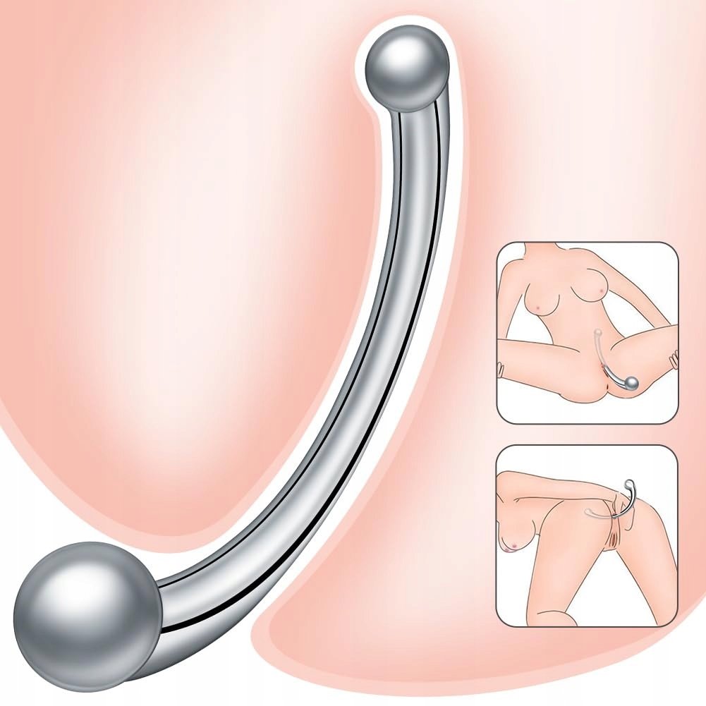 SXOVO Doppeldildo Analplug Ze Stali Nierdzewnej Dla Par Stymulacja G Punktu — miniatura 5
