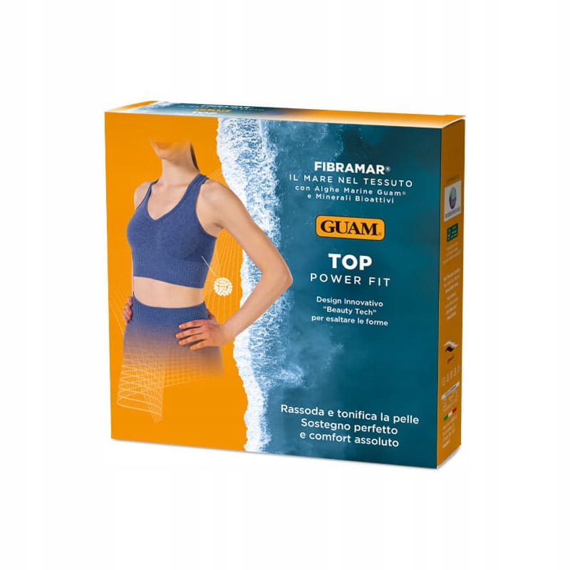 Guam Power Fit zpevňující a modelovací top L/XL v modré barvě