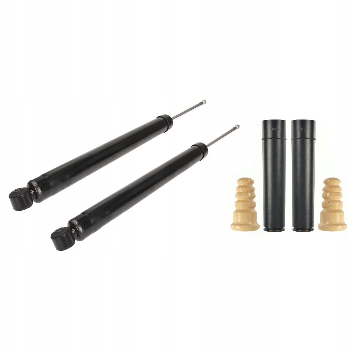 AMORTYZATORY TYŁ OSŁONY ODBOJE VOLVO S40 II V50