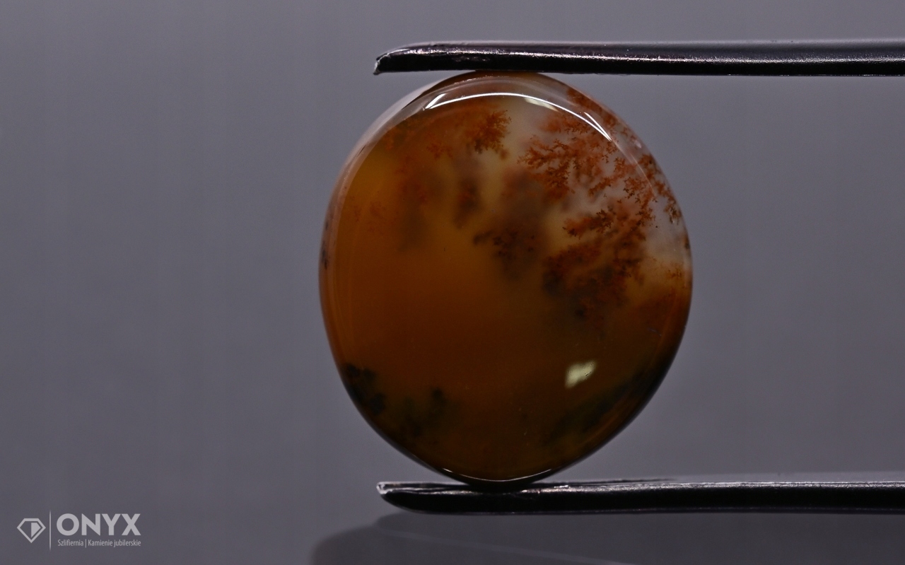 Dendritový achát z Kazachstánu nepravidelná destička