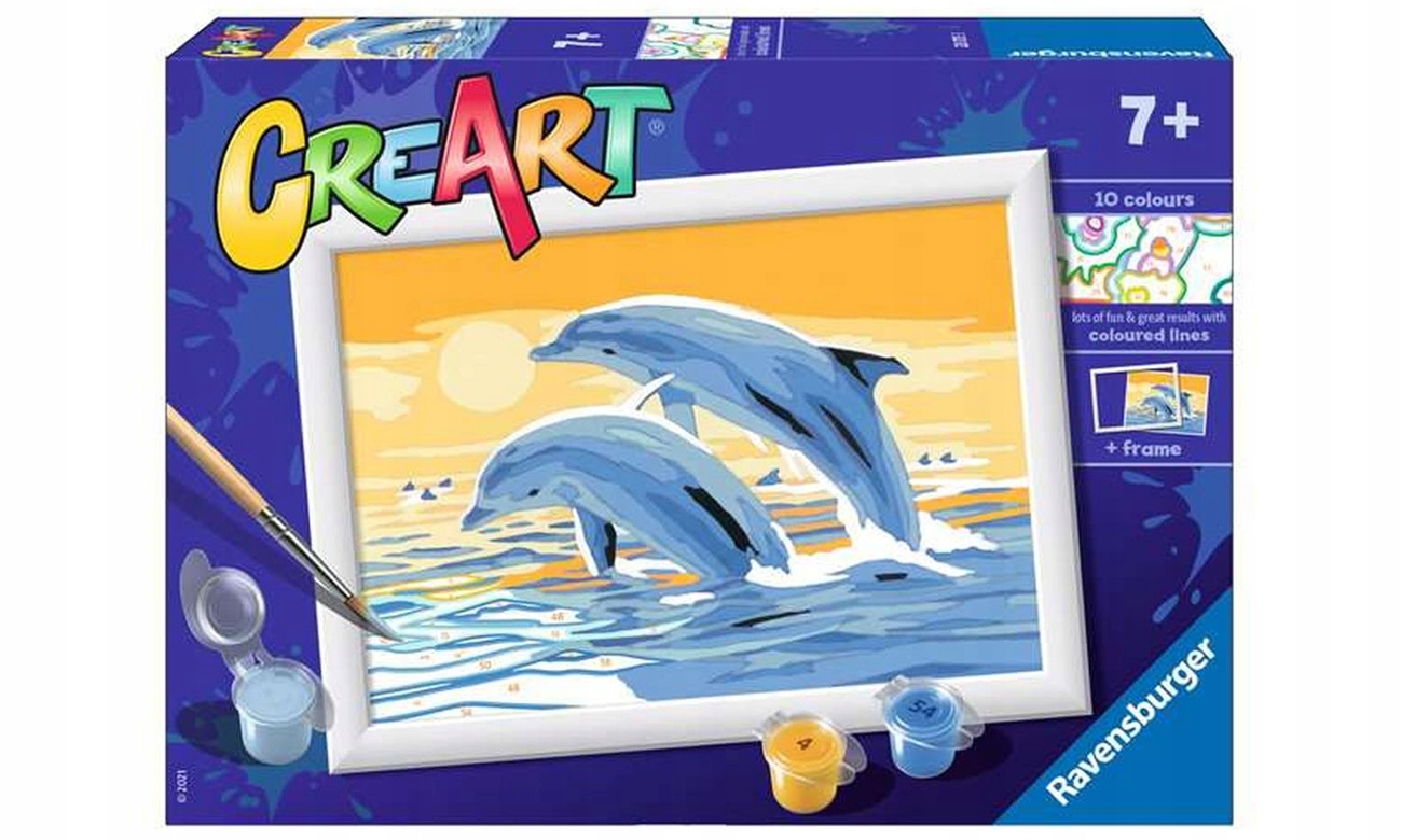 

Ravensburger CreArt Malowanka Delfiny 200733
