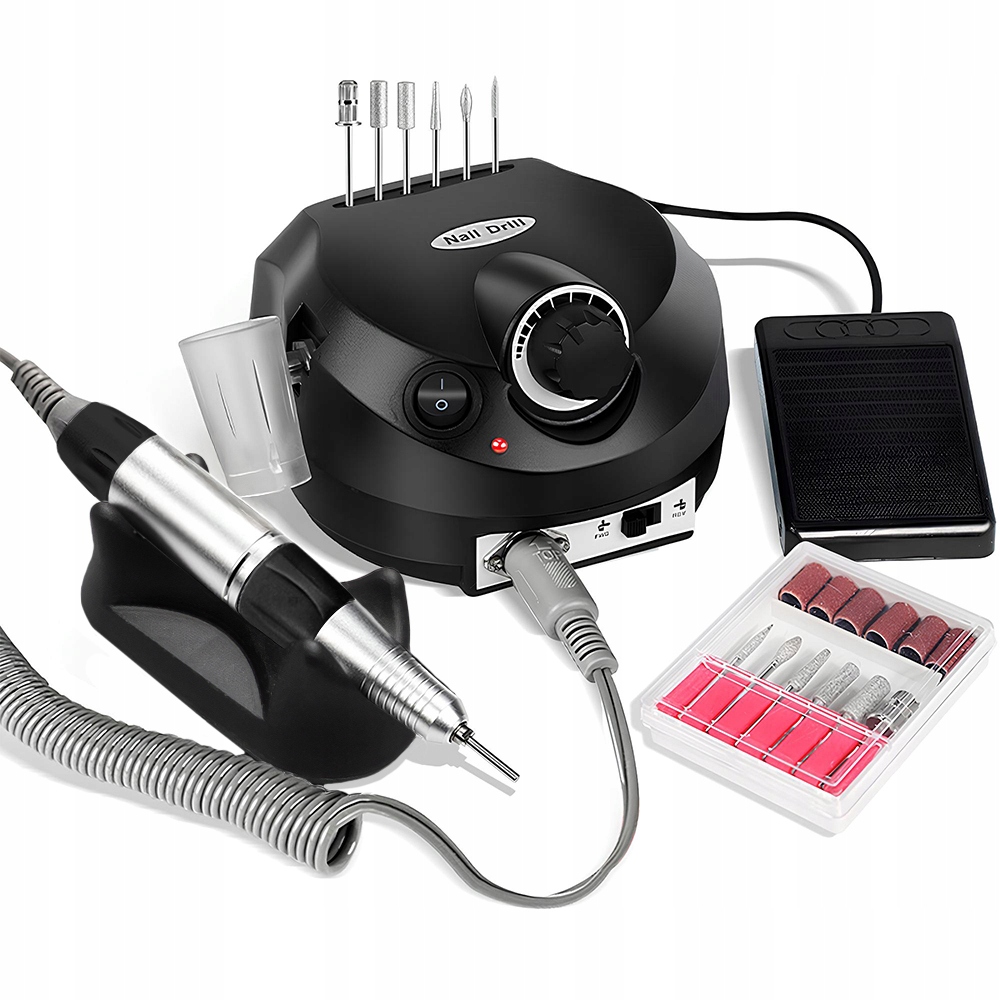 Profesionální Bruska na nehty a manikúru, pedikúru 65 W sada frézek