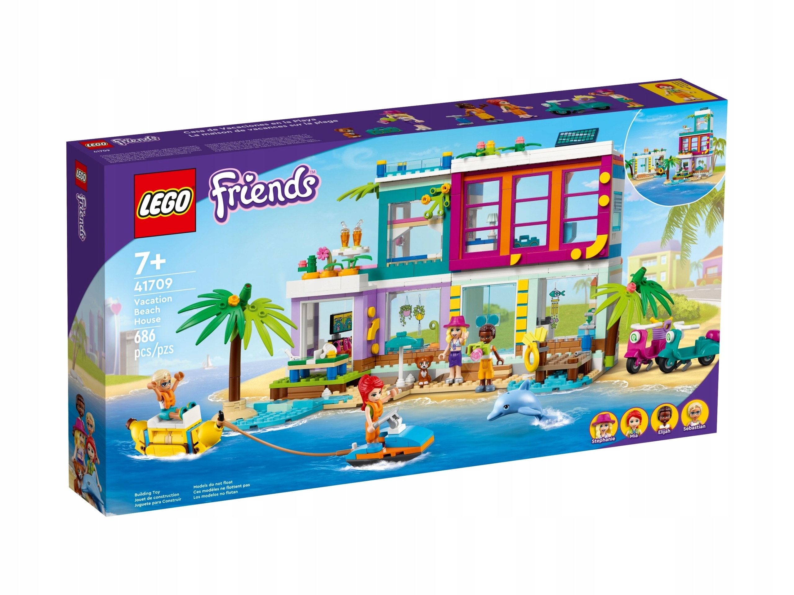 Lego Friends 41709 Prázdninový domek na pláži Nové