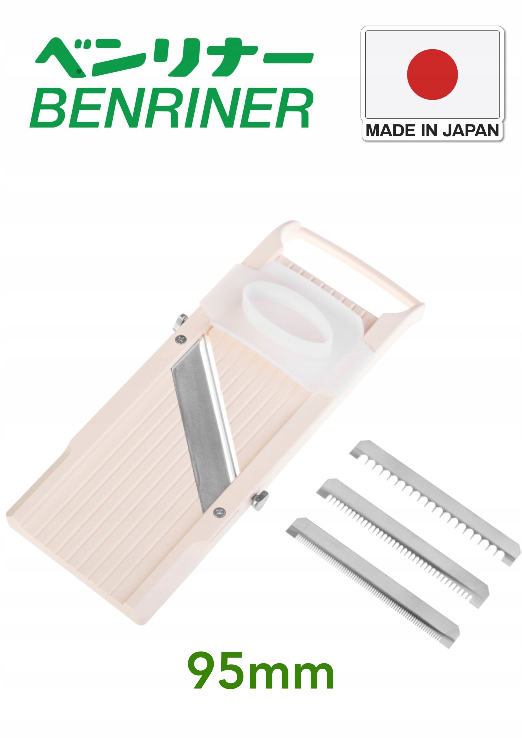 Originálna japonská mandolína Benriner 9.5 cm strúhadlo krájač