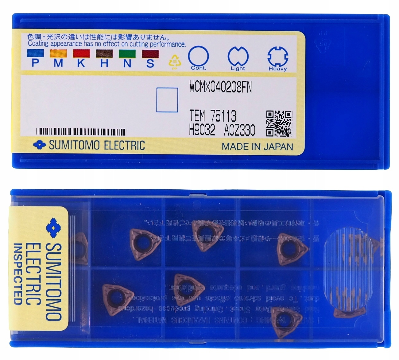 Płytki węglikowe WCMX 040208 FN SUMITOMO WCMT