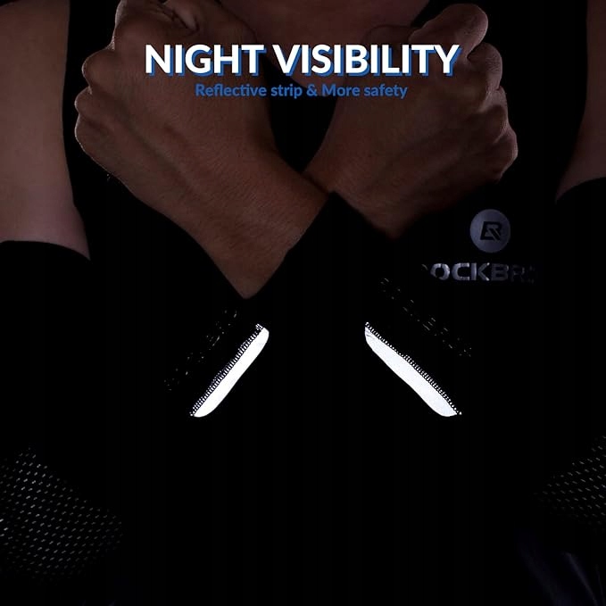 ROCKBROS Podgrzewacze Ramion Rowerowe Rękawy Ocieplacze Nóg Zima L-XL Rozmiar L/XL