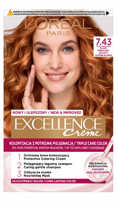 L'Oreal Excellence Farba Do Włosów 7.43