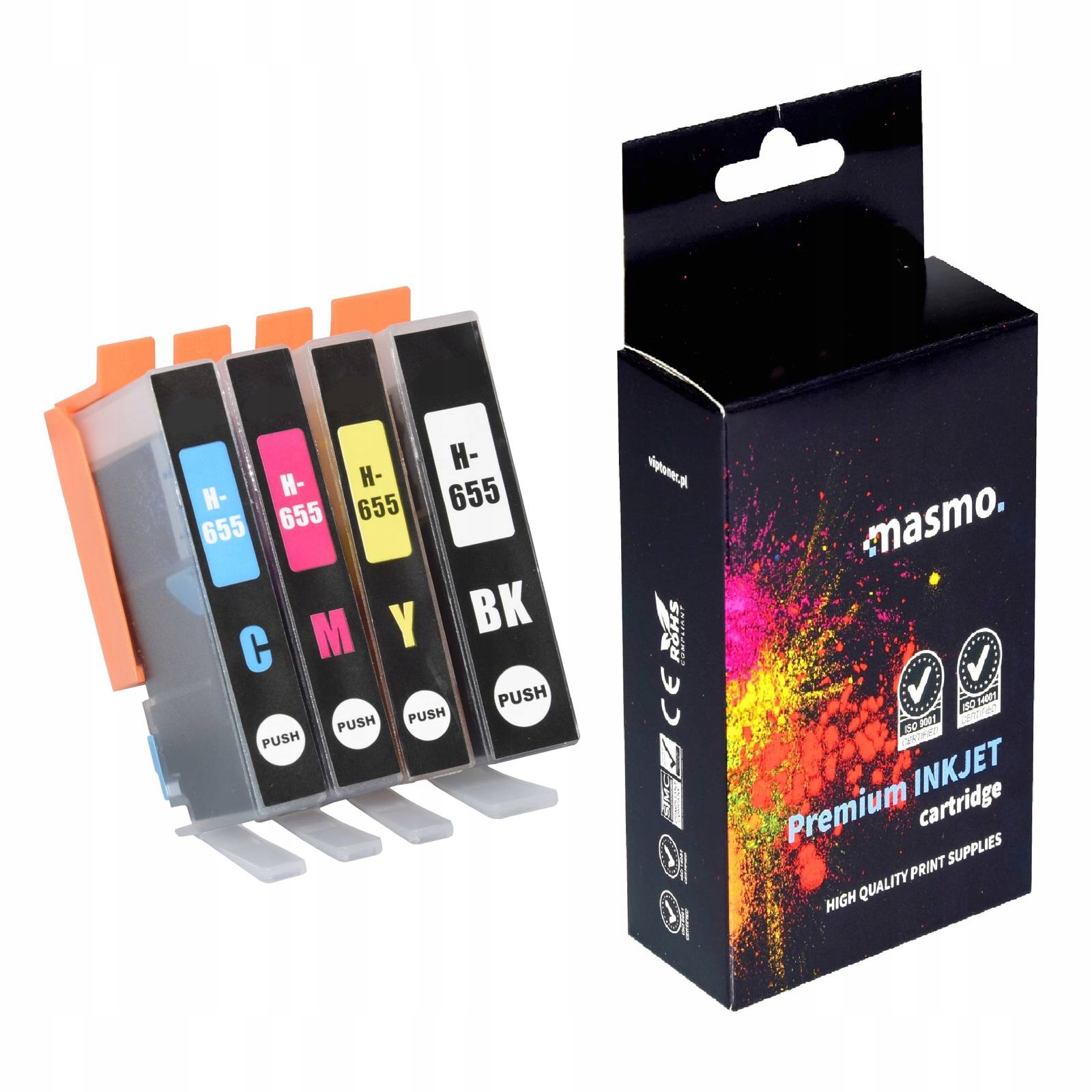 

4x Tusz do drukarki Hp DeskJet 3525 4615 5525 655