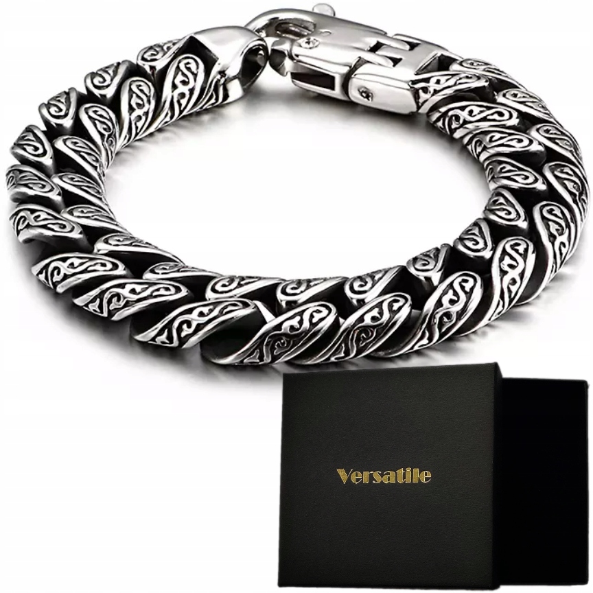 Pánský náramek, ocel, krásné detaily. Versatile