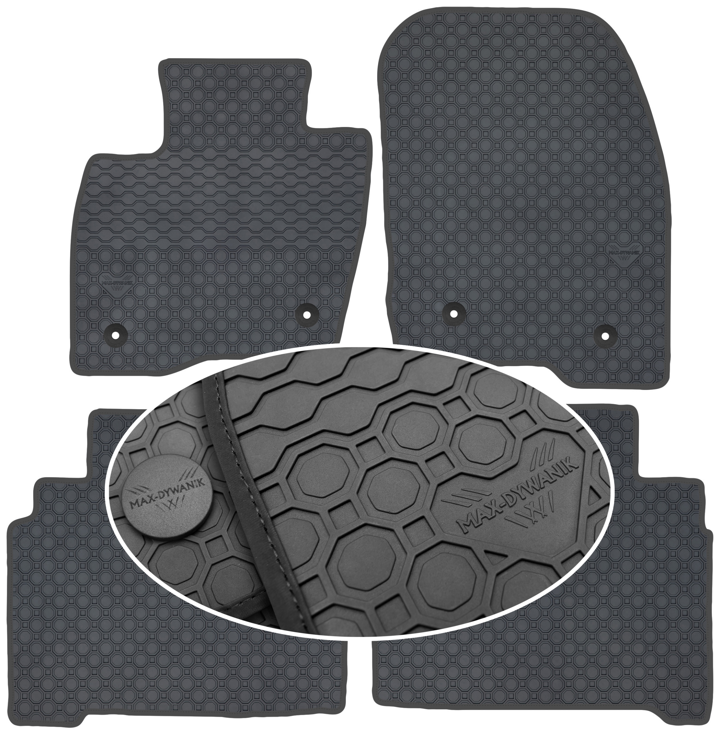 Ford S-Max II 2015 Koberce Čierne