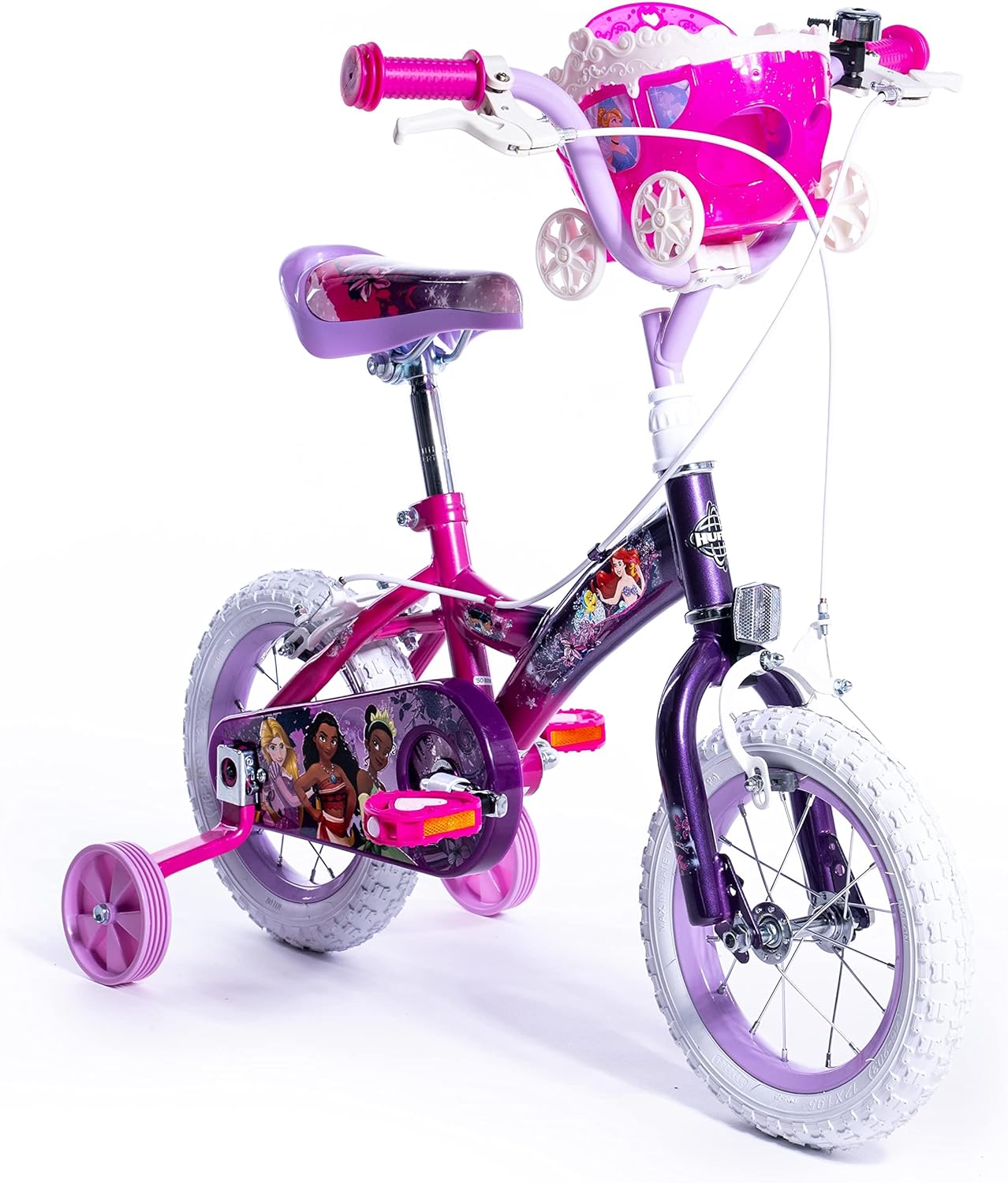 Rower dziecięcy Huffy Disney Princess 12" Fioletowy