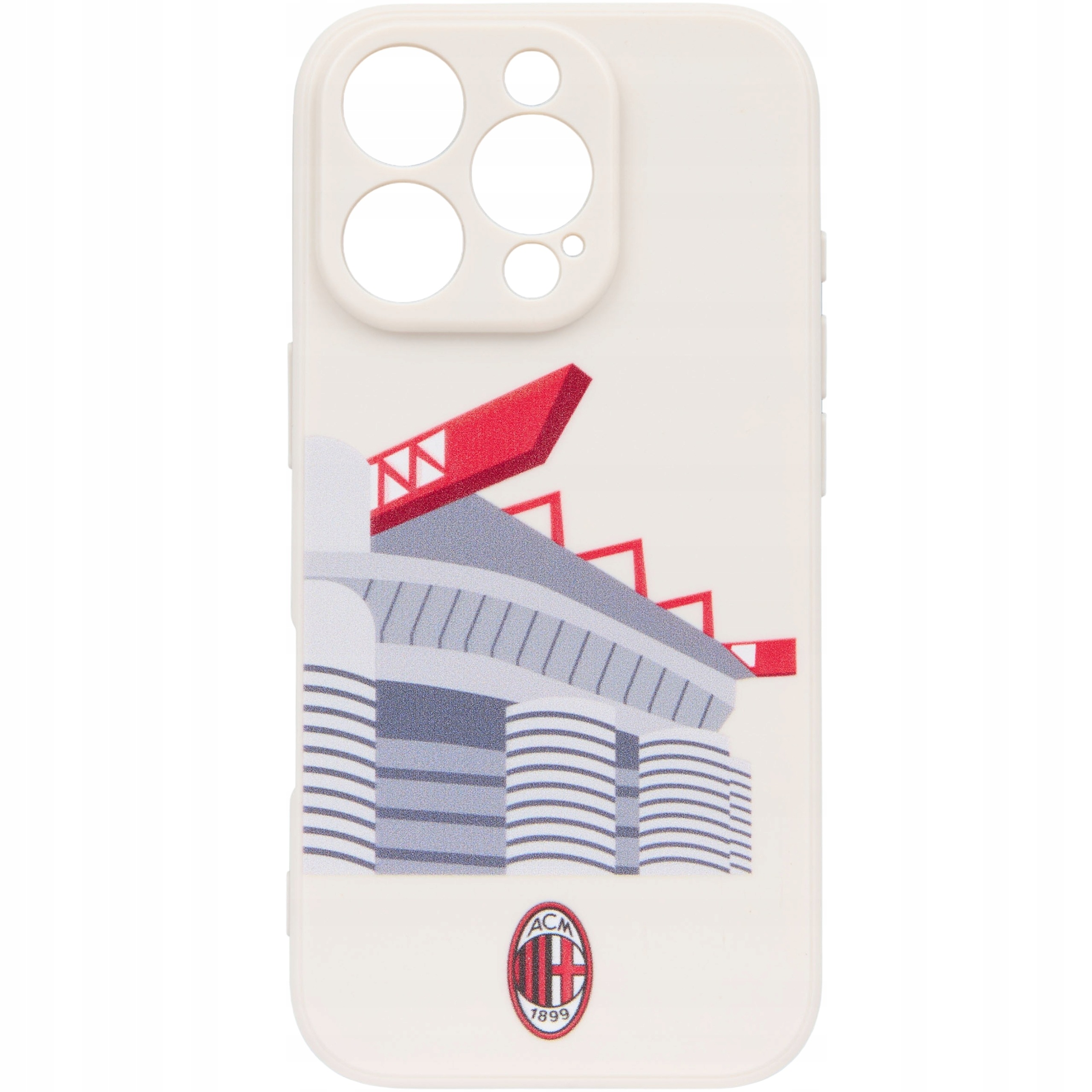 Ac Milan Etui Iphone 16 Pro Oficjalny Case na Telefon San Siro Acm