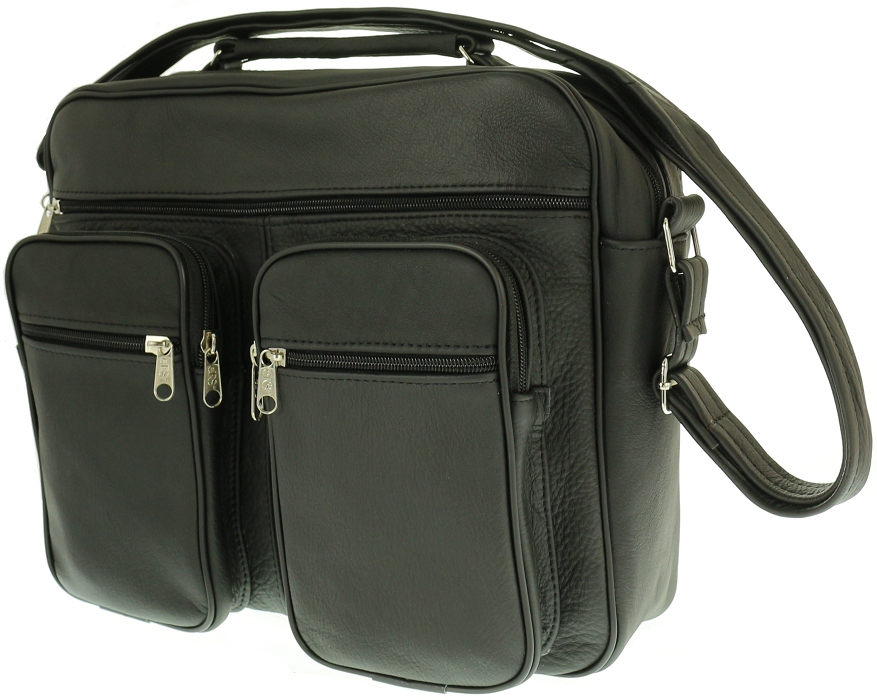 Prostorná kožená taška přes rameno Lstonoszka do práce