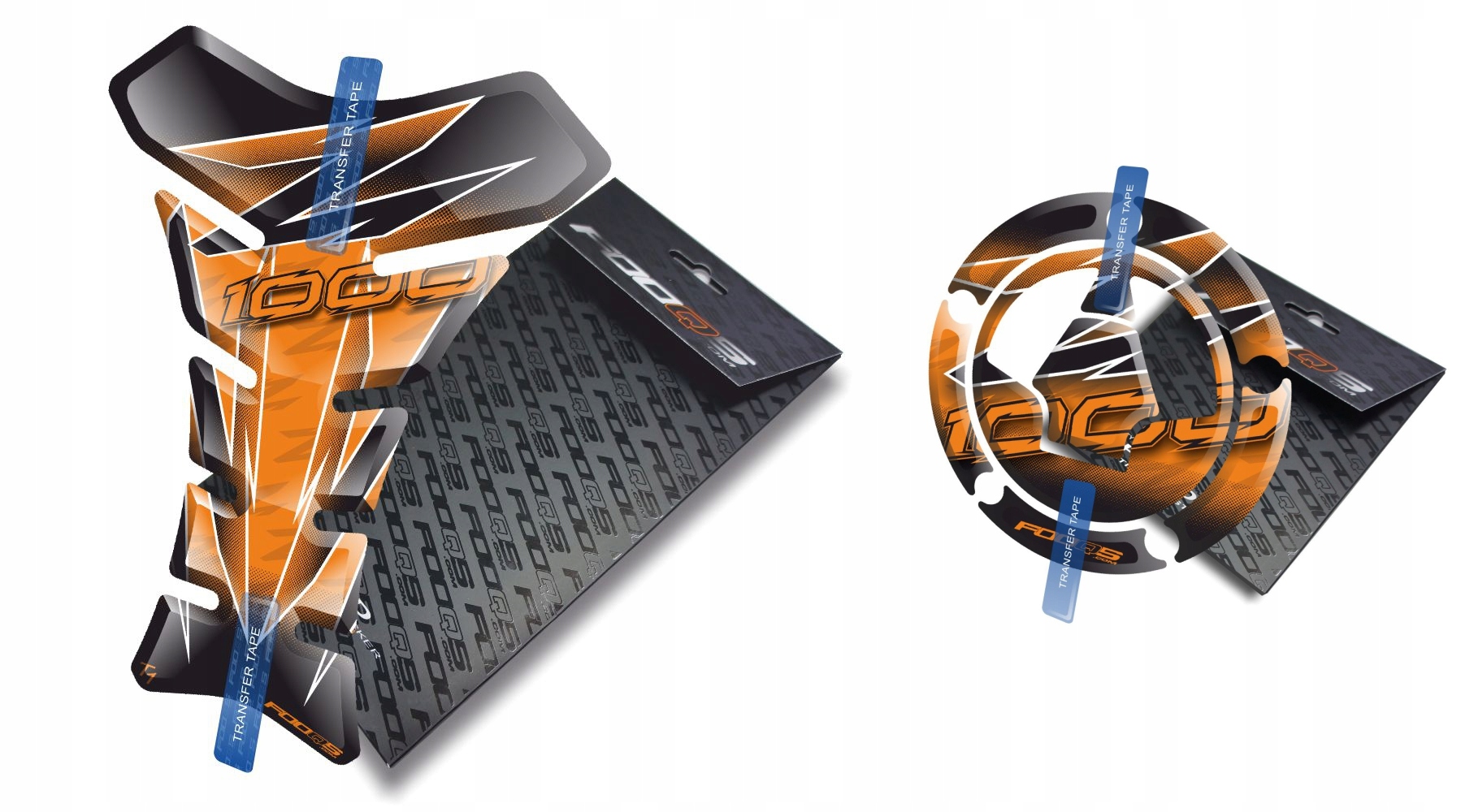 Tank-pad Cap-pad od firmy Fooqs pro Kawasaki Z-1000 Oranžový