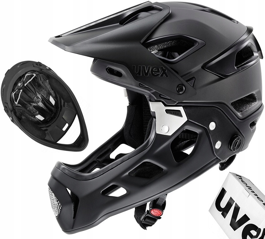 Kask Uvex Jakkyl Hde 2.0 Full Face 52-57cm black