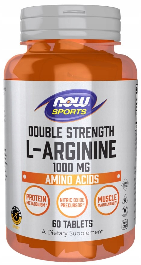 Now Foods L-Arginine 1000 mg Double Strength L-Arginin 1000 mg (180 tablet)