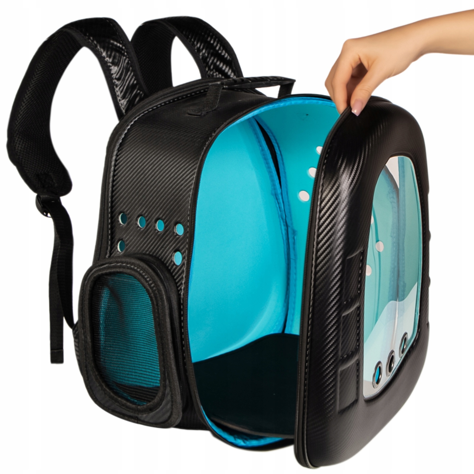 Levně Moderní Odolný Batoh Přepravka Pro Kočky Pevný