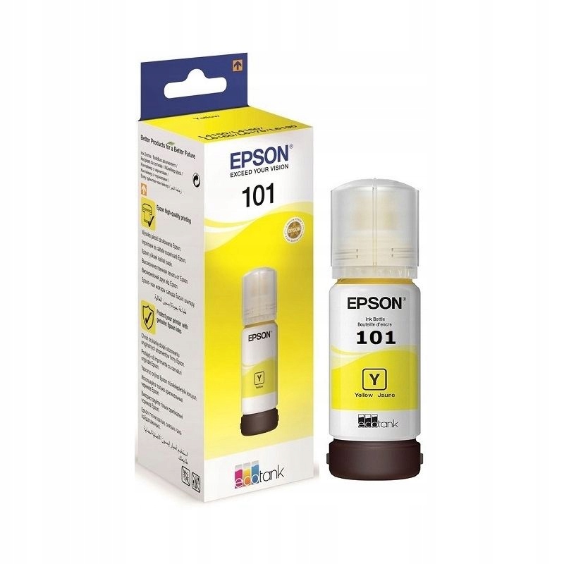 Tusz Epson 101Y C13T03V44A do EcoTank Its L4150, L4160, L6160, L6170 żółty