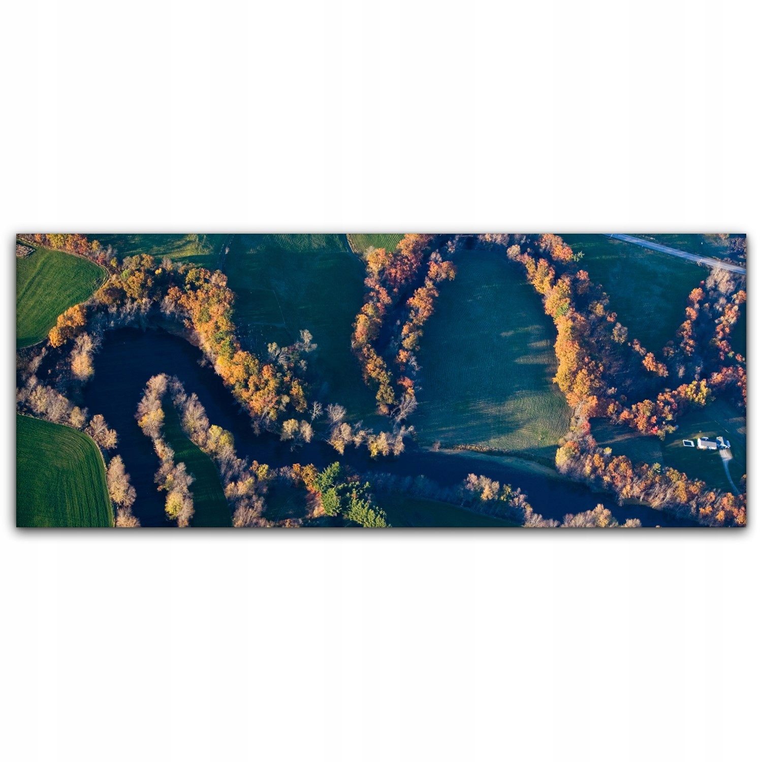 

Obraz płótno canvas 125x50 Rzeka Krajobraz Natura