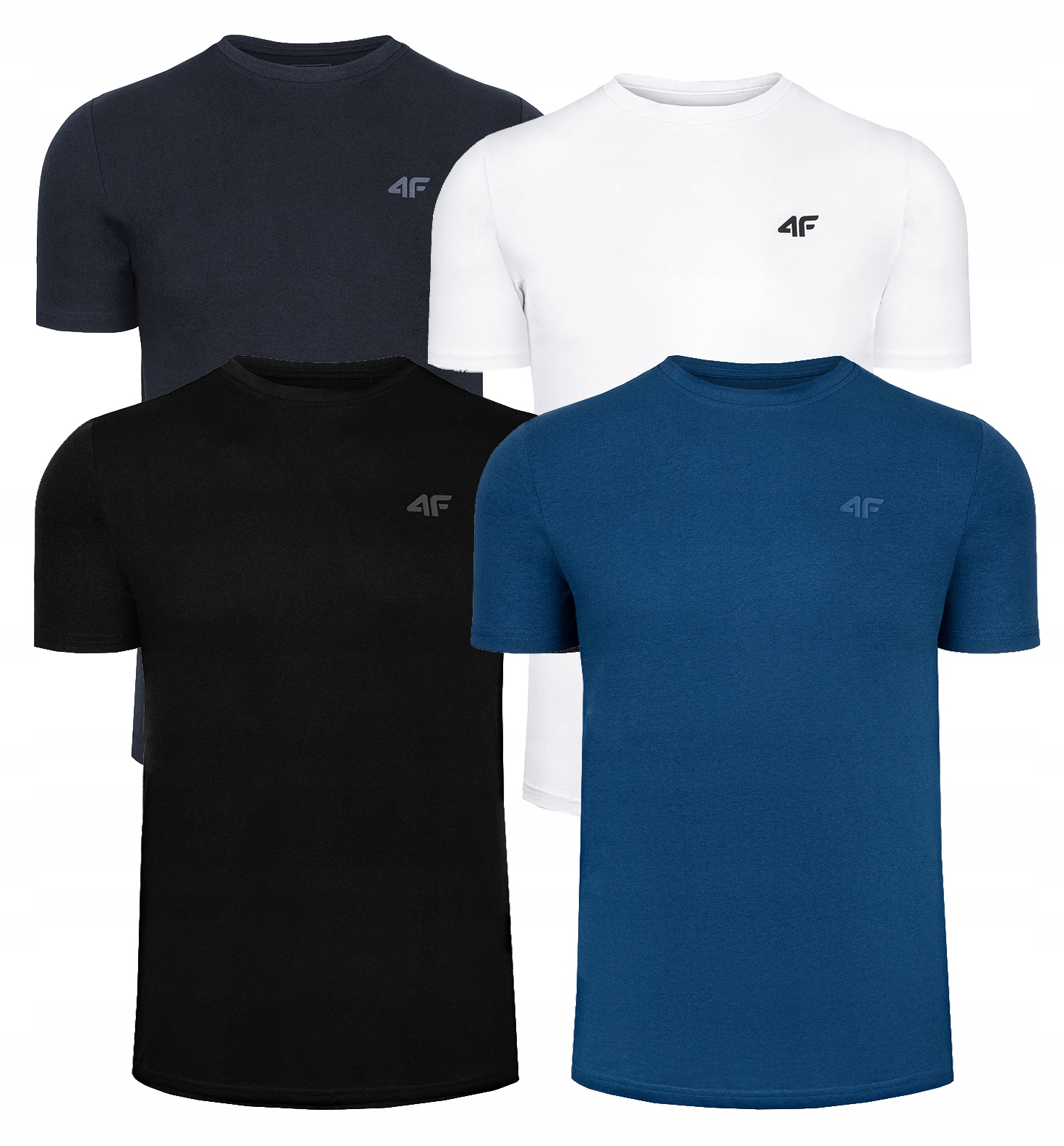 

4F Zestaw Koszulka Męska T-shirt 4 sztuki TSM352