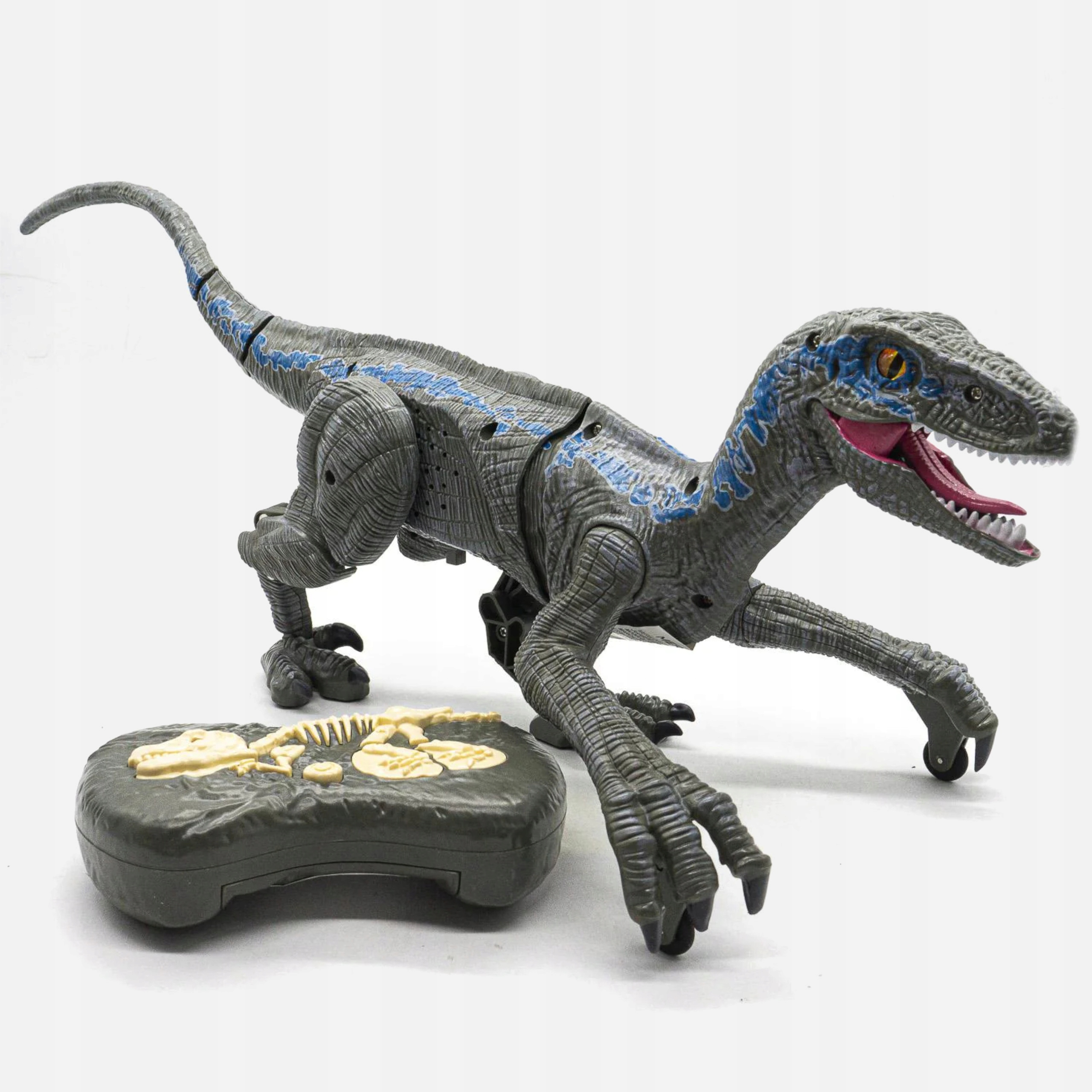 Dinozaur Velociraptor zdalnie sterowany pilot port usb dźwięki QX024Sz Liczba kanałów sterowania 1