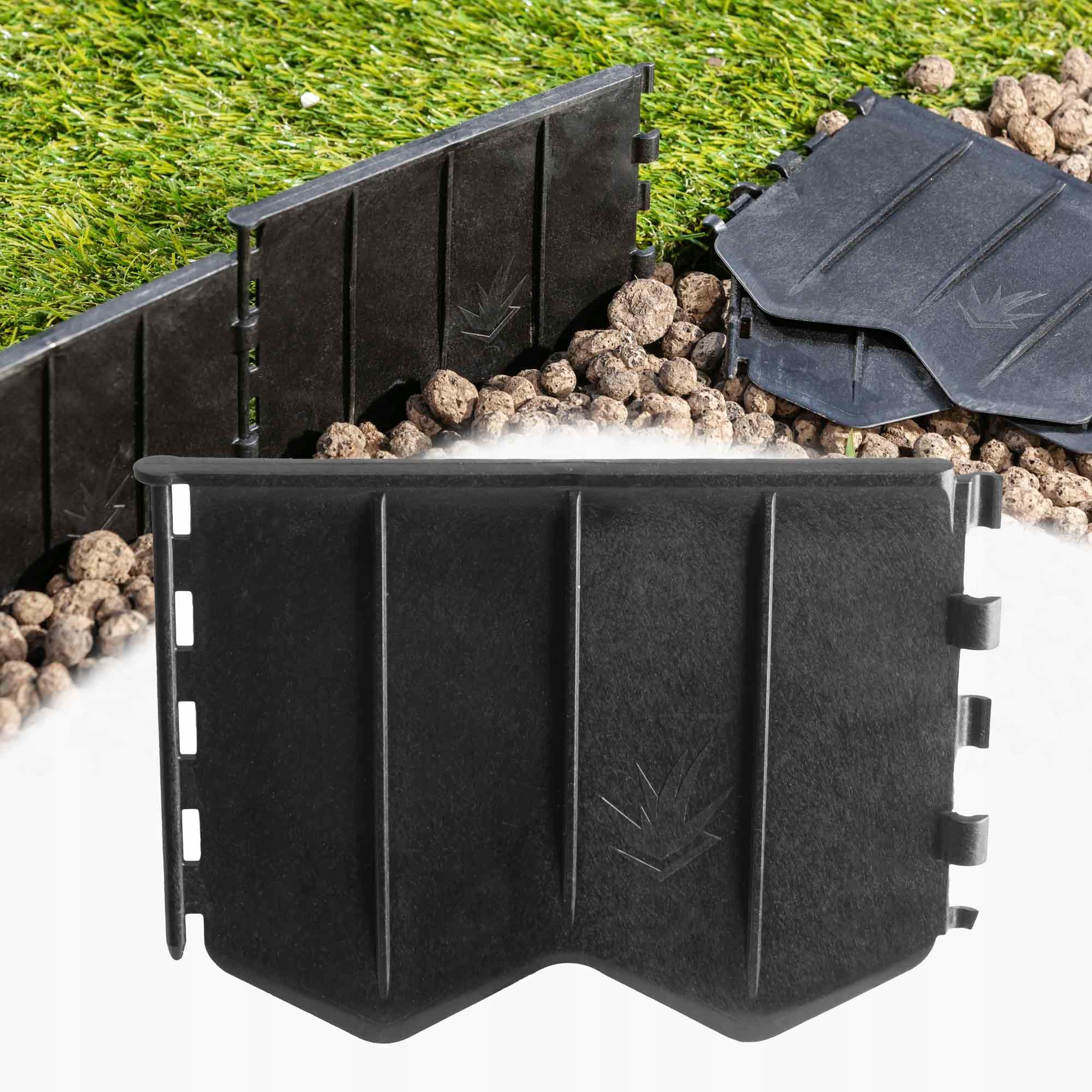 Zahradní lem zapichovací okraj trávníku Edger 12 cm 20 m Plast